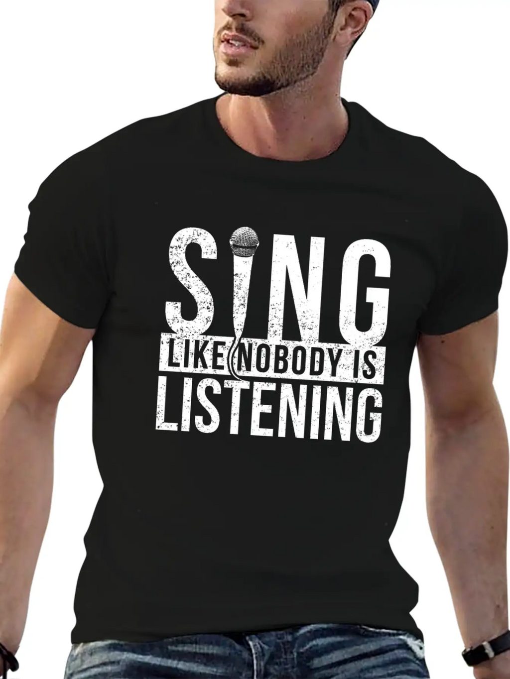 Singer Unisex Casual T-Shirt – Clean Design For Daily Comfort