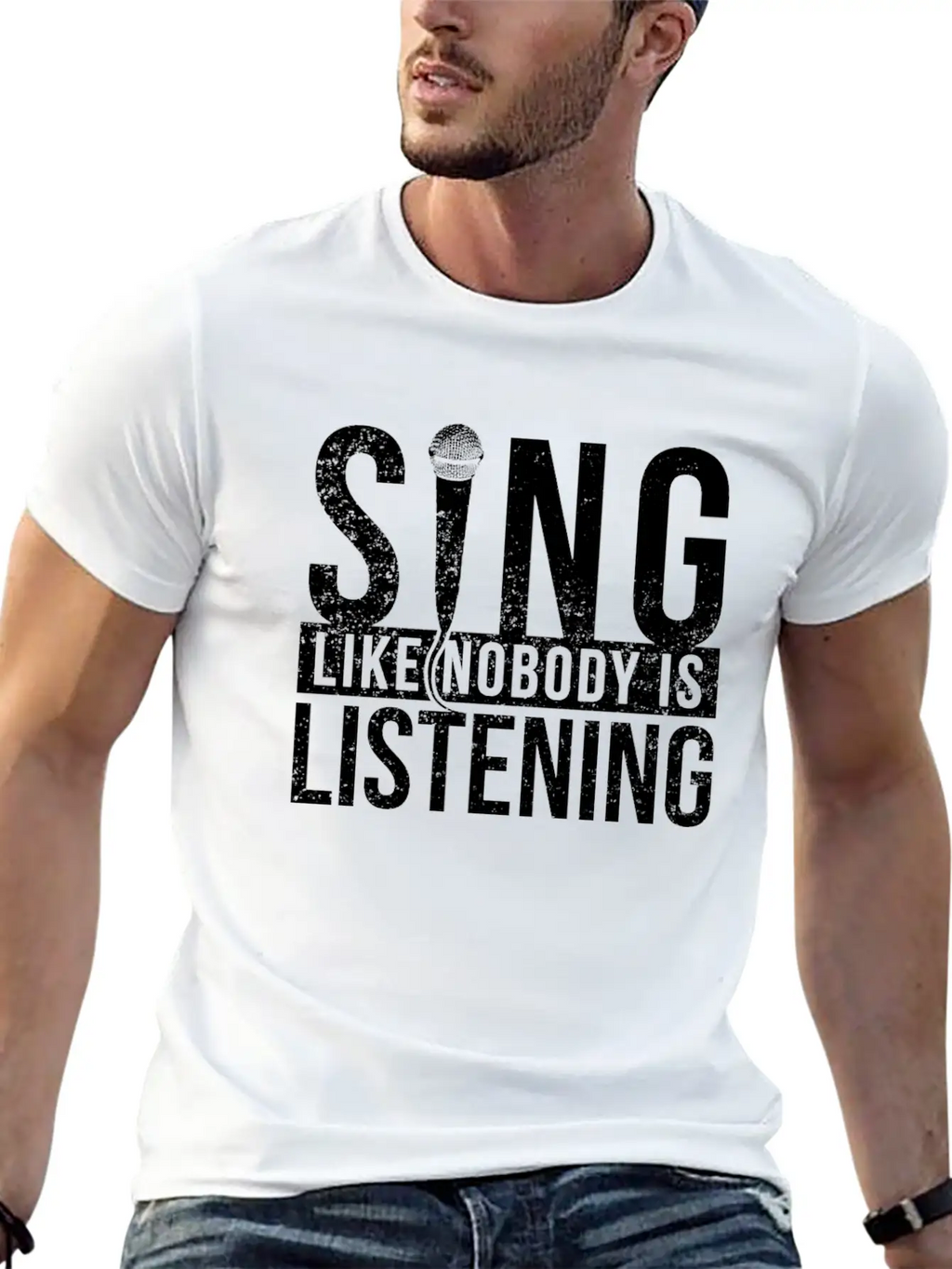 Singer Unisex Casual T-Shirt – Clean Design For Daily Comfort