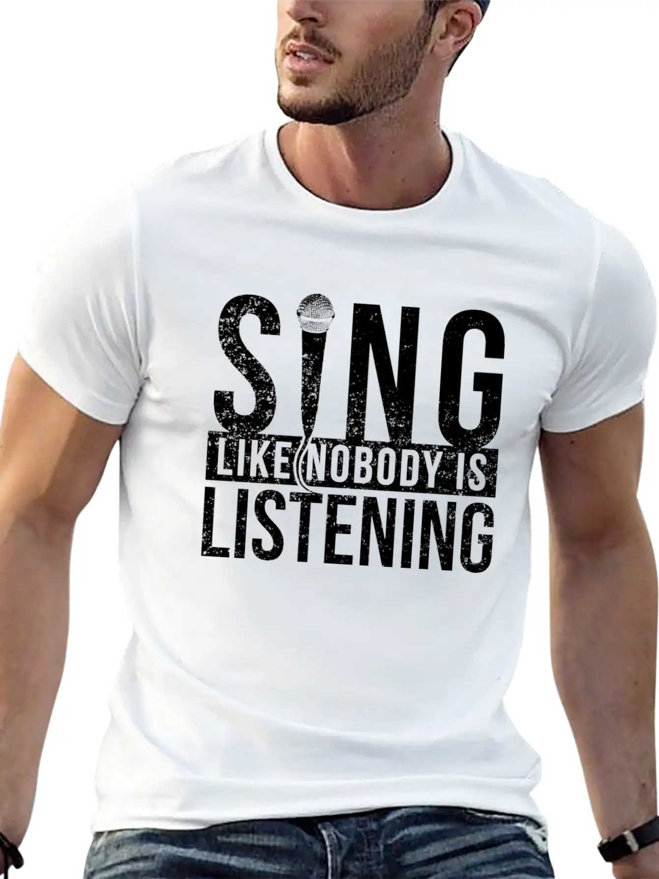 Singer Unisex Casual T-Shirt – Clean Design For Daily Comfort