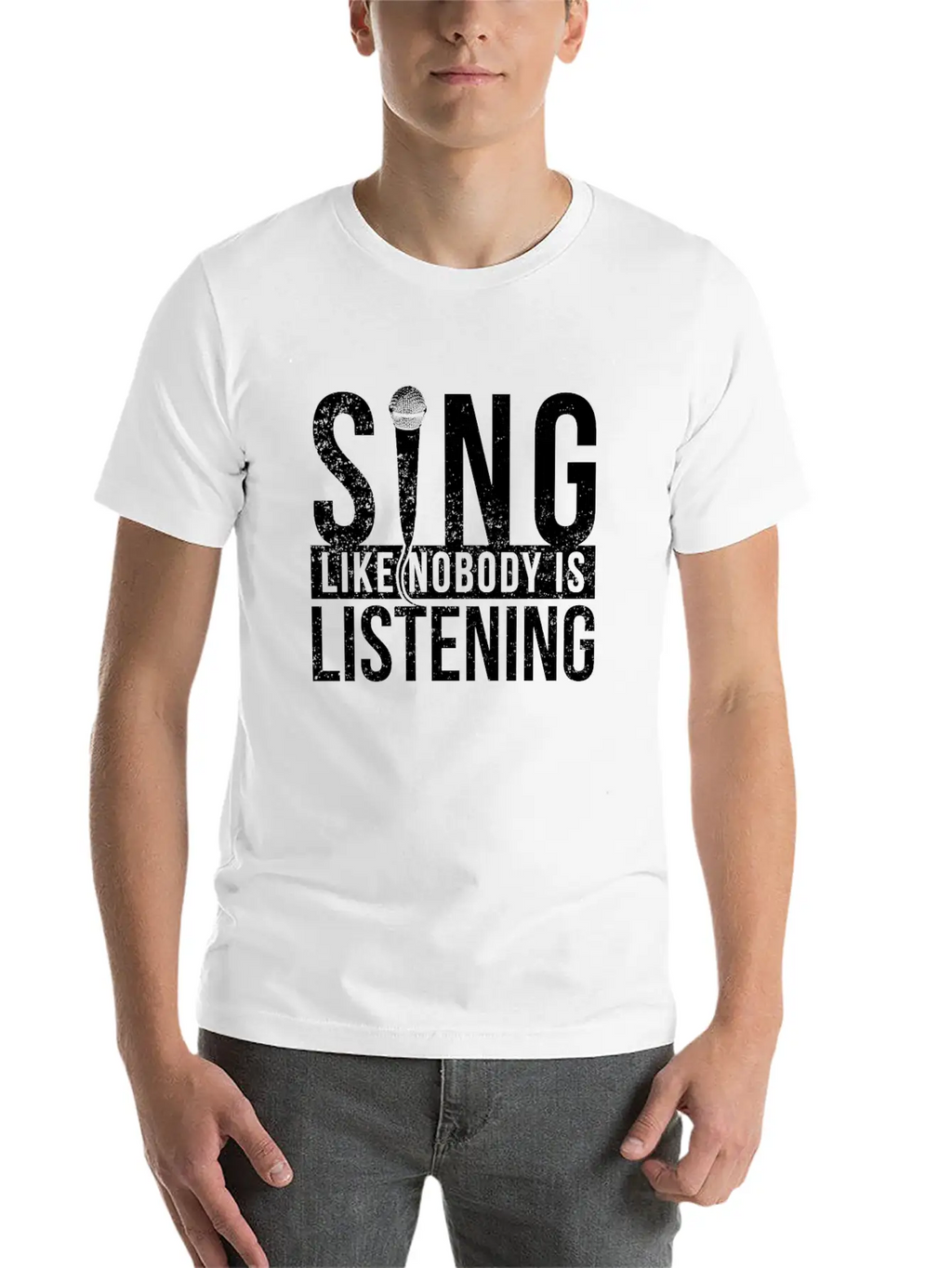 Singer Unisex Casual T-Shirt – Clean Design For Daily Comfort