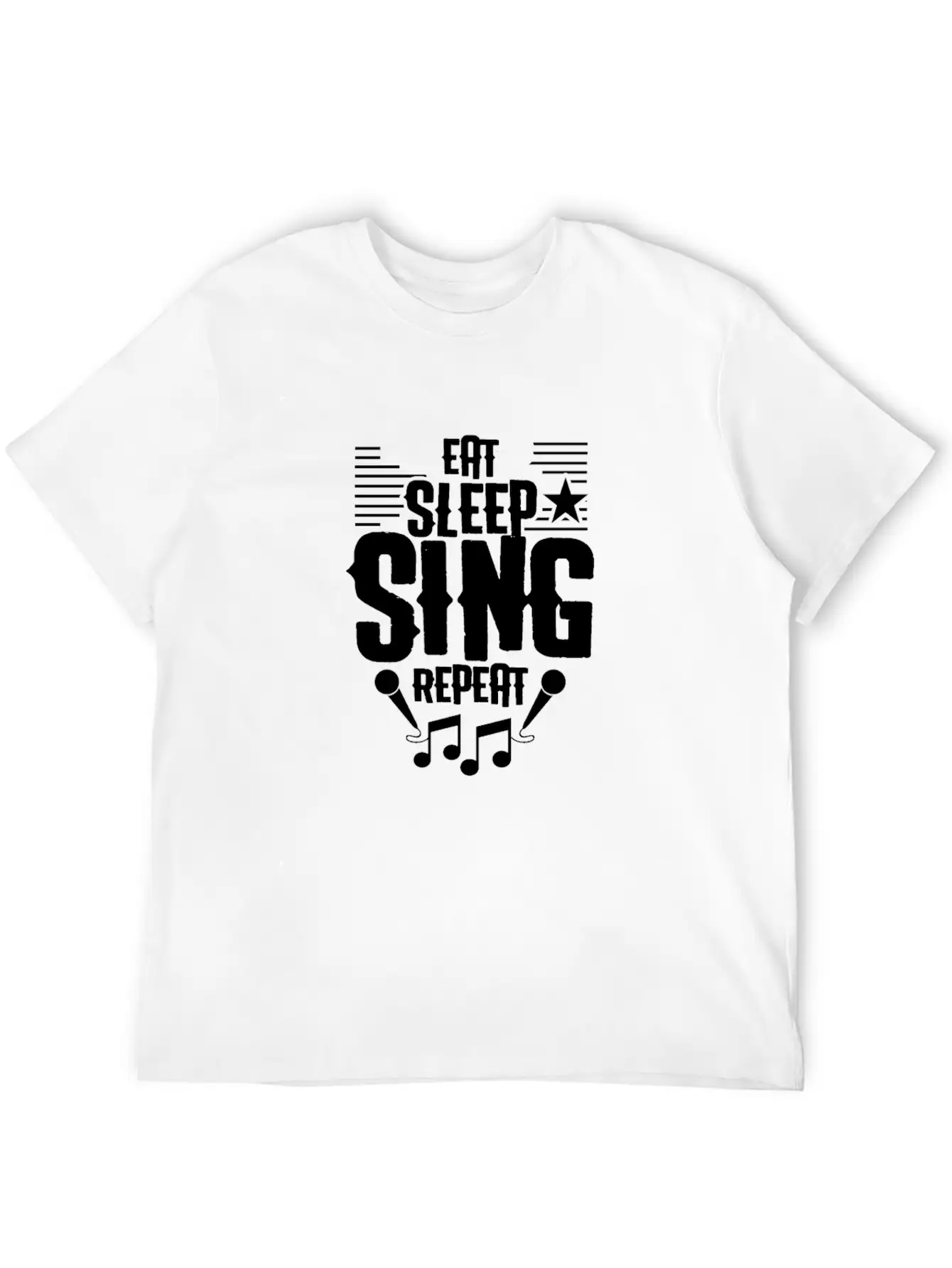 Singer Unisex Short Sleeve Soft Cotton T-Shirt – Casual Everyday Wear