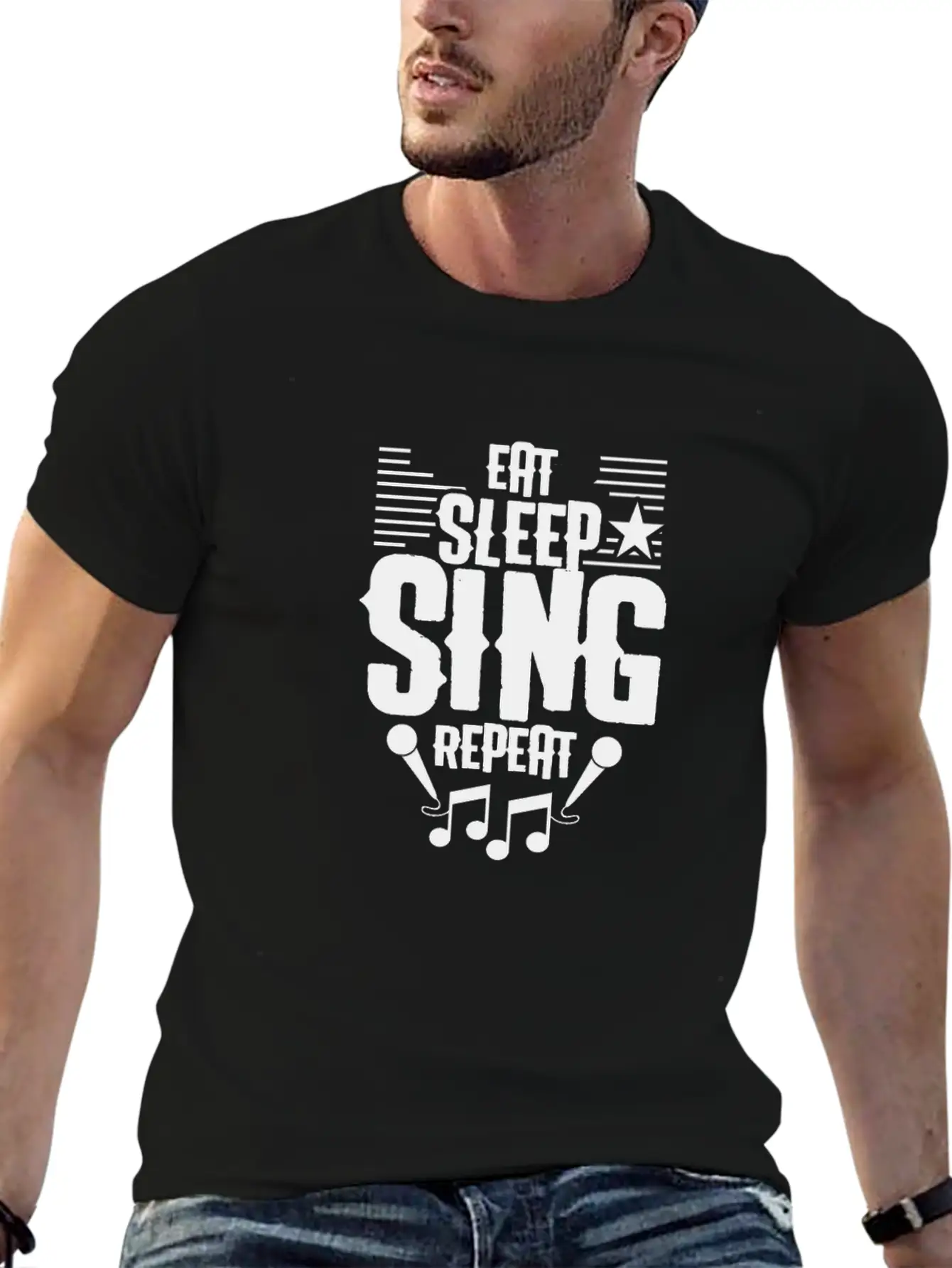 Singer Unisex Short Sleeve Soft Cotton T-Shirt – Casual Everyday Wear
