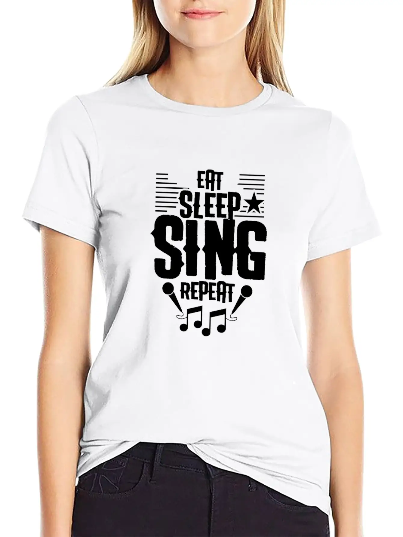 Singer Unisex Short Sleeve Soft Cotton T-Shirt – Casual Everyday Wear