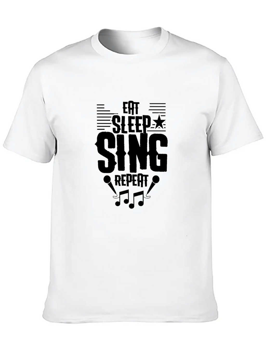 Singer Unisex Short Sleeve Soft Cotton T-Shirt – Casual Everyday Wear