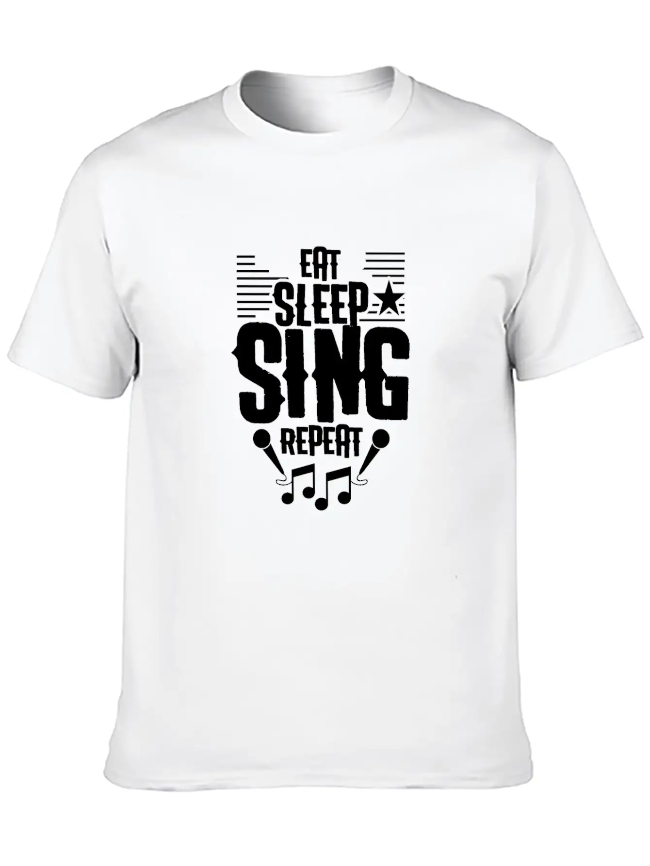Singer Unisex Short Sleeve Soft Cotton T-Shirt – Casual Everyday Wear