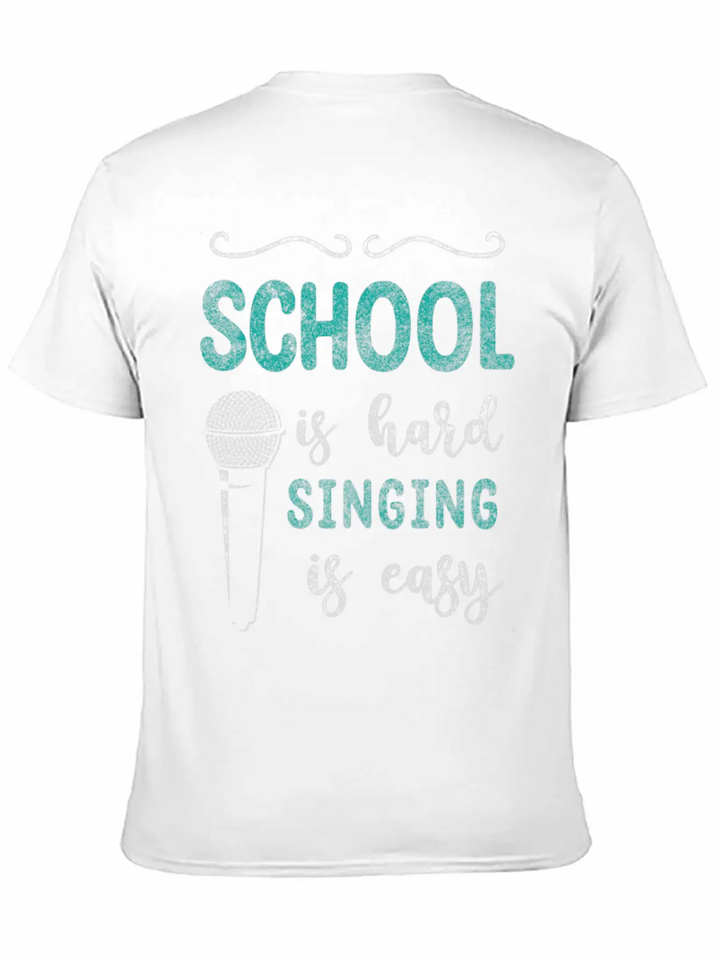 Singing Soul Music Voice Vocals Unisex Short Sleeve Soft Cotton T-Shirt – Casual Everyday Wear