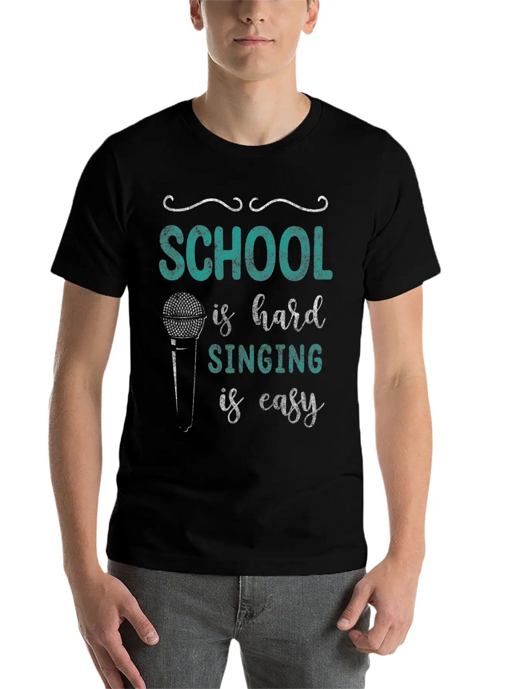 Singing Soul Music Voice Vocals Unisex Short Sleeve Soft Cotton T-Shirt – Casual Everyday Wear