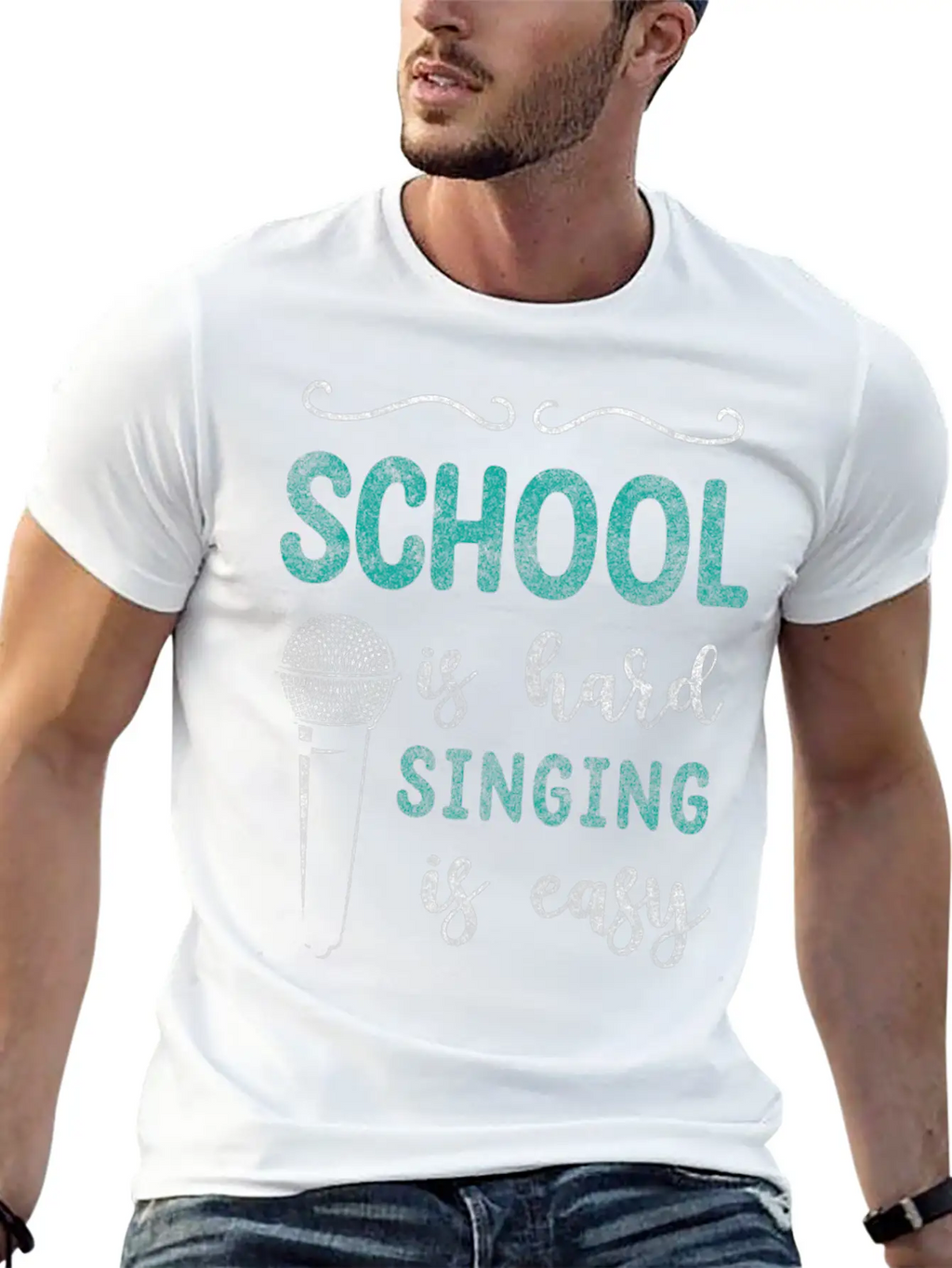 Singing Soul Music Voice Vocals Unisex Short Sleeve Soft Cotton T-Shirt – Casual Everyday Wear