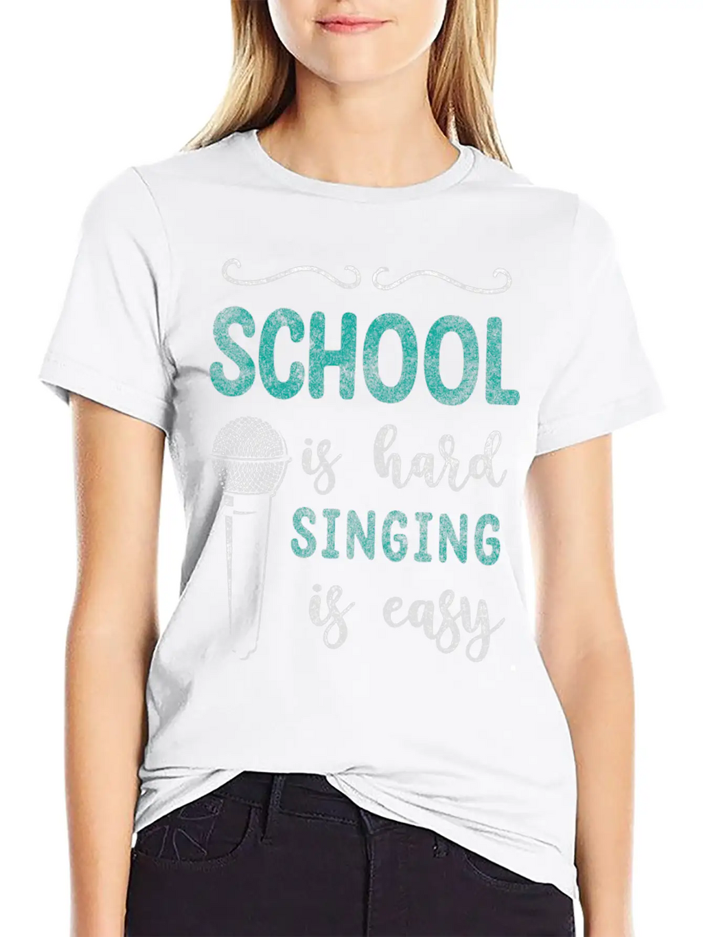Singing Soul Music Voice Vocals Unisex Short Sleeve Soft Cotton T-Shirt – Casual Everyday Wear