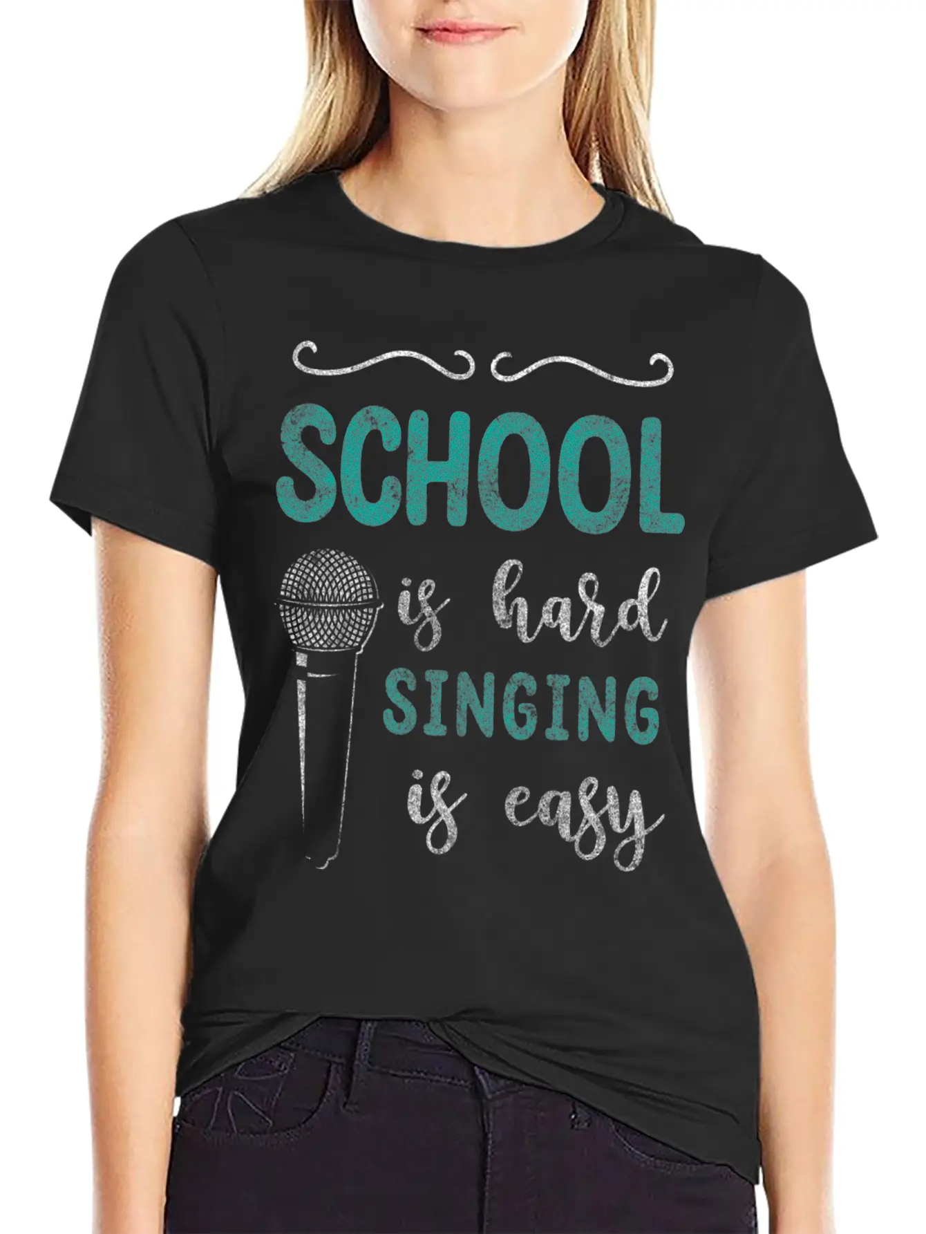 Singing Soul Music Voice Vocals Unisex Short Sleeve Soft Cotton T-Shirt – Casual Everyday Wear