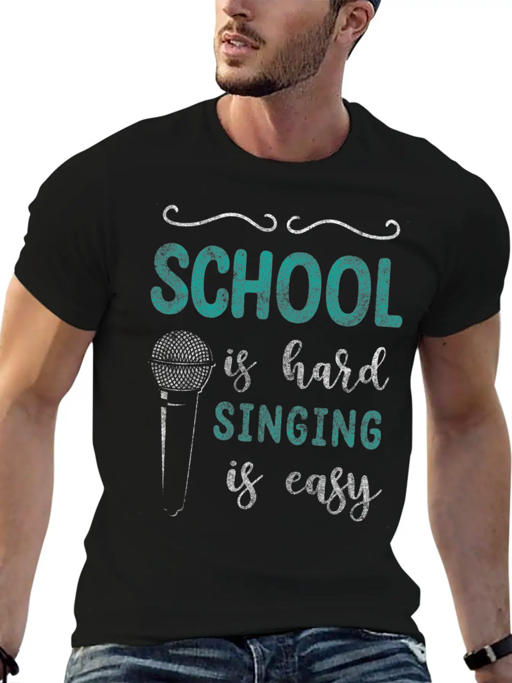 Singing Soul Music Voice Vocals Unisex Short Sleeve Soft Cotton T-Shirt – Casual Everyday Wear