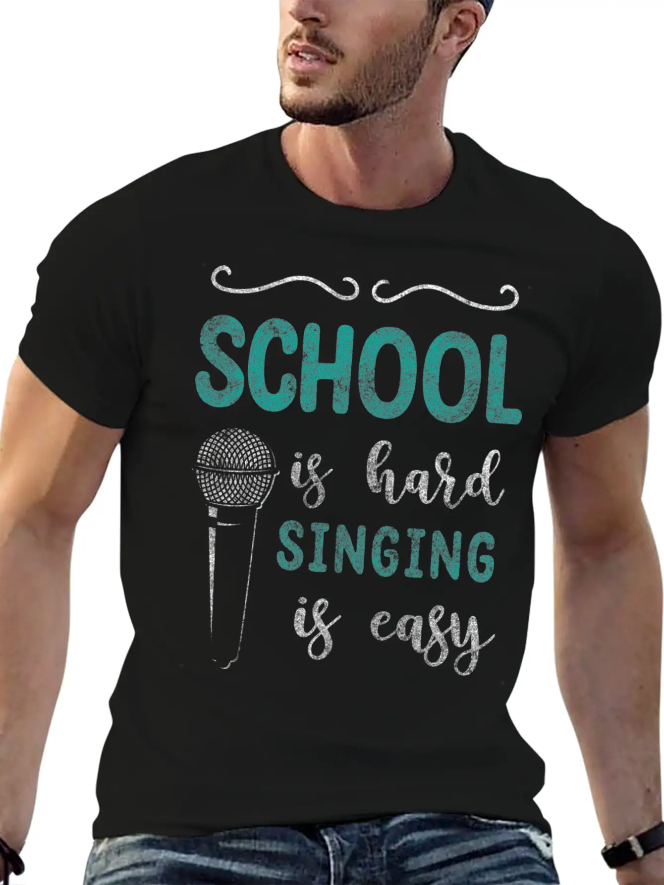 Singing Soul Music Voice Vocals Unisex Short Sleeve Soft Cotton T-Shirt – Casual Everyday Wear
