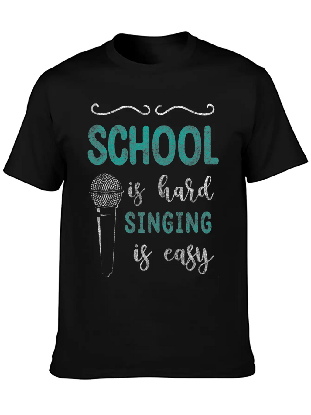 Singing Soul Music Voice Vocals Unisex Short Sleeve Soft Cotton T-Shirt – Casual Everyday Wear