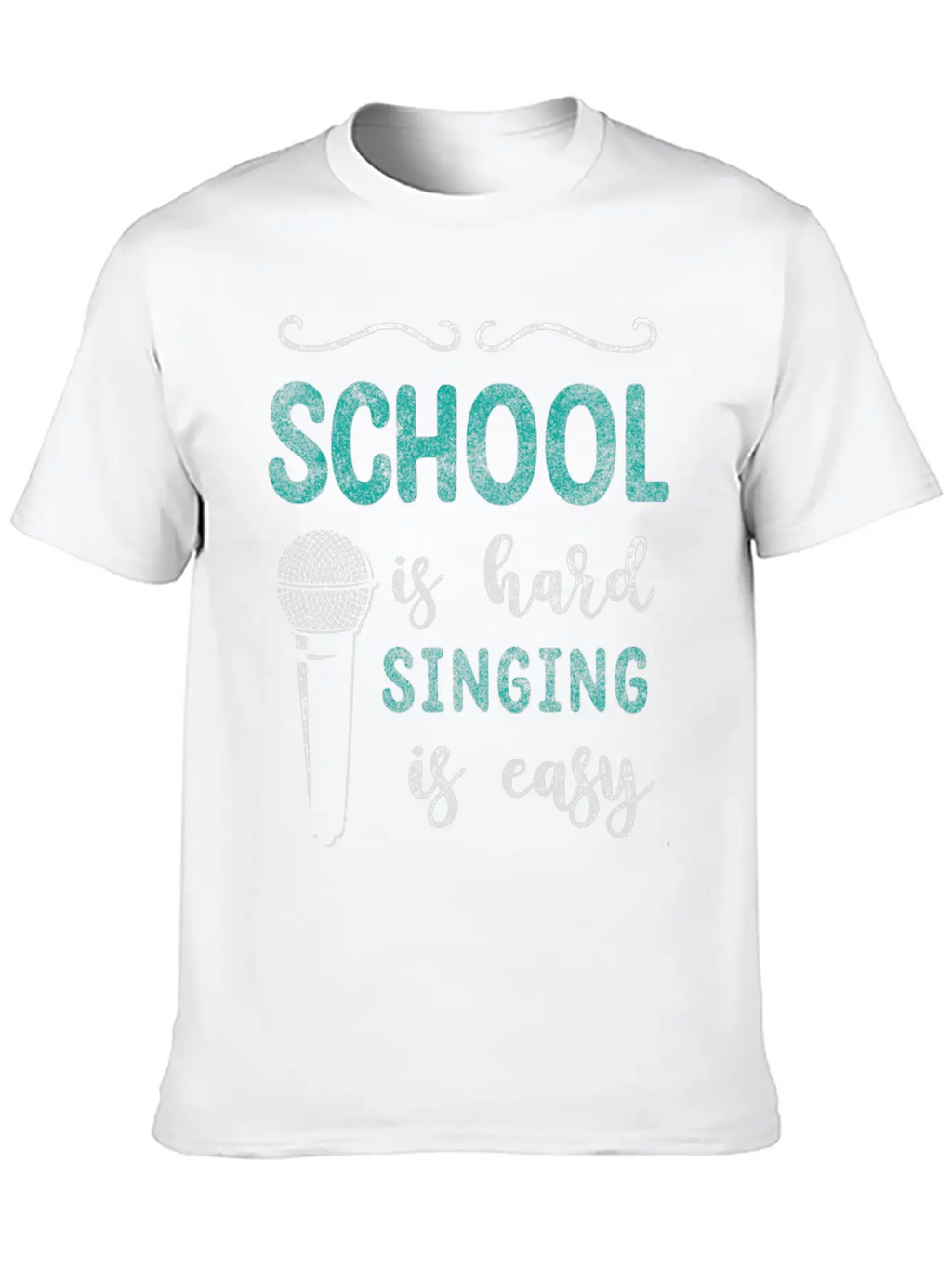 Singing Soul Music Voice Vocals Unisex Short Sleeve Soft Cotton T-Shirt – Casual Everyday Wear