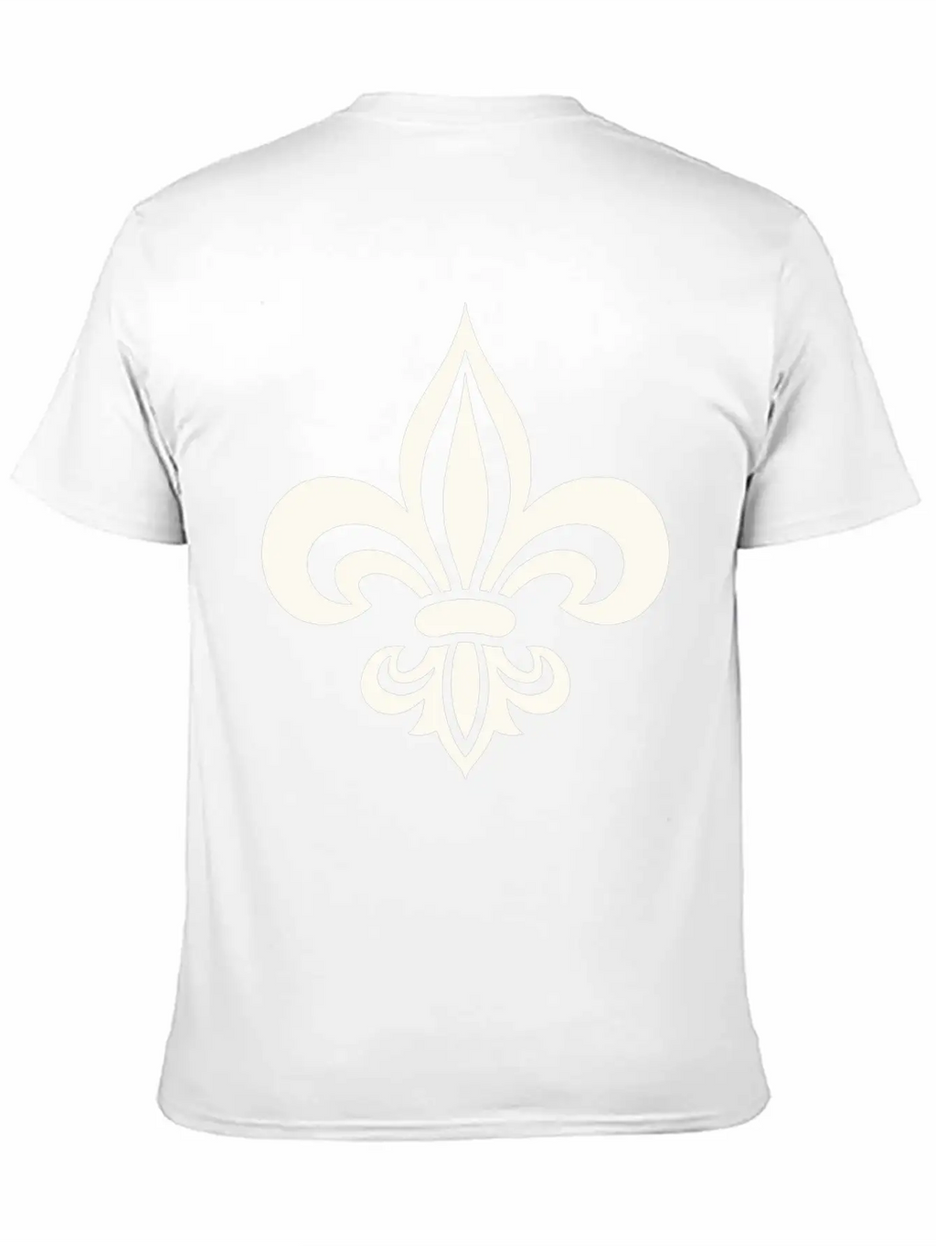 Single Color Logo Design Of French Lily Unisex Casual T-Shirt – Clean Design For Daily Comfort