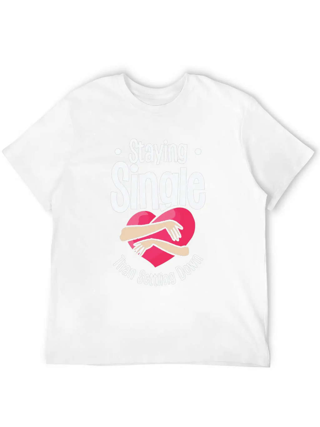 Single Vintage Fan Single Quotes Retro Single Casual Graphic T-Shirt – Simple And Comfortable Daily Wear