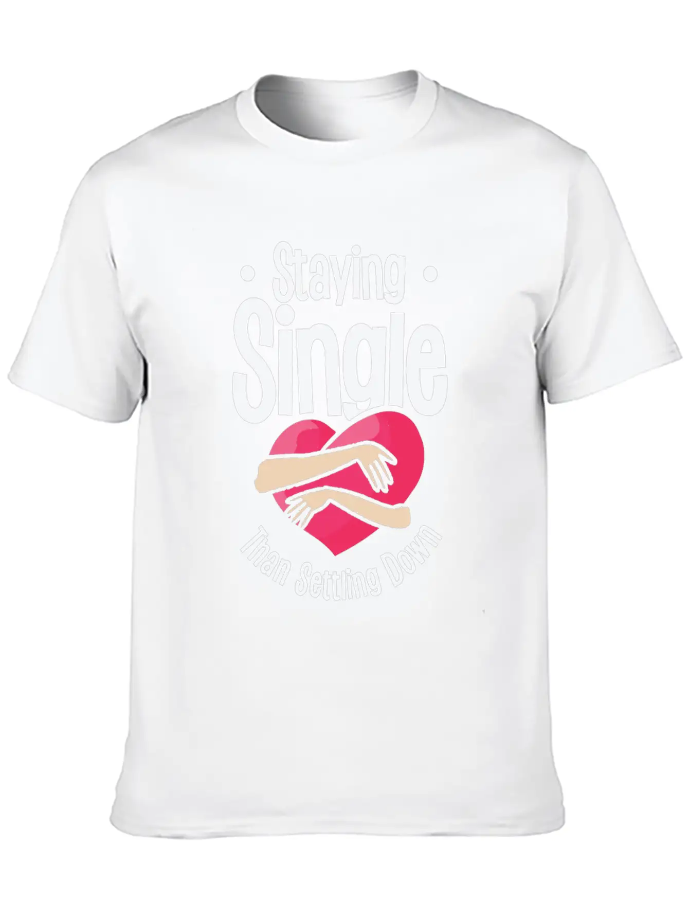 Single Vintage Fan Single Quotes Retro Single Casual Graphic T-Shirt – Simple And Comfortable Daily Wear