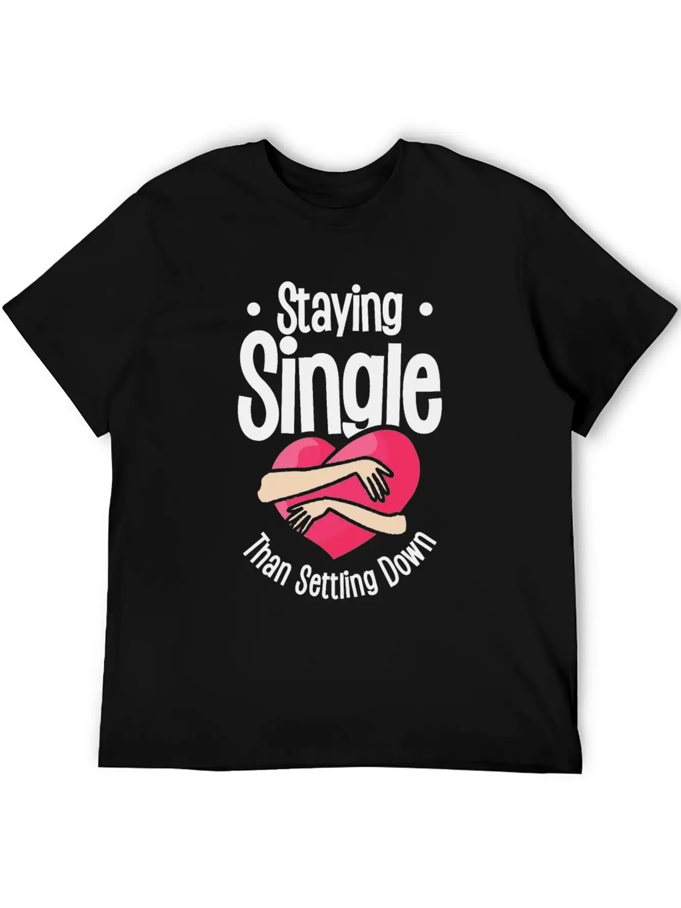 Single Vintage Fan Single Quotes Retro Single Casual Graphic T-Shirt – Simple And Comfortable Daily Wear
