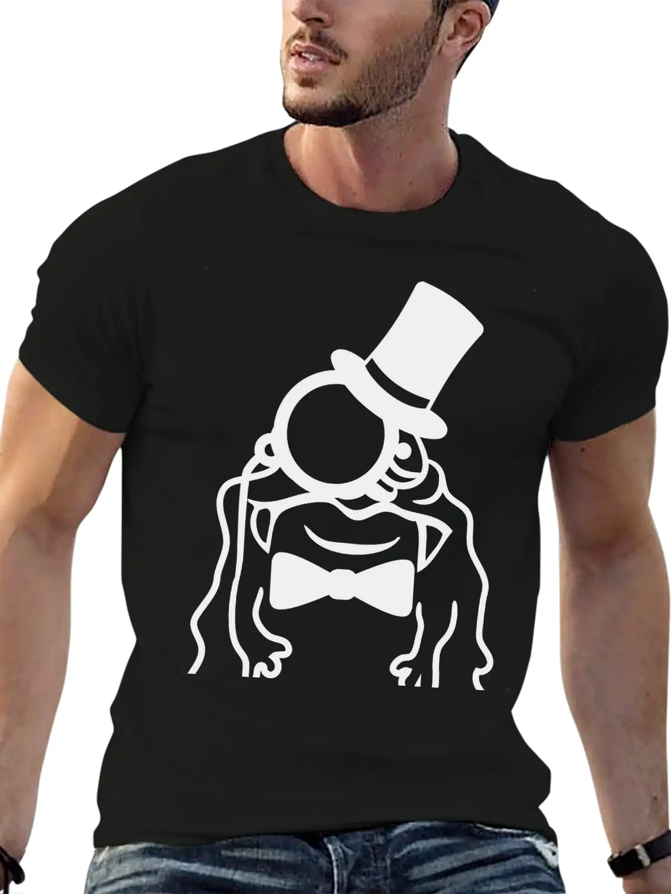 Sir Gentleman Gentleman Cylinder Monocle Rich Glib Unisex Casual T-Shirt – Clean Design For Daily Comfort