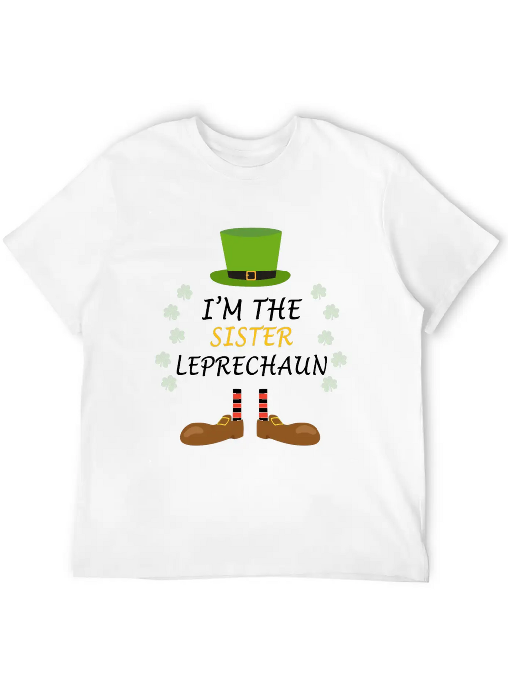 Sister Leprechaun Ireland St Patricks Day Outfit Unisex Short Sleeve Soft Cotton T-Shirt – Casual Everyday Wear