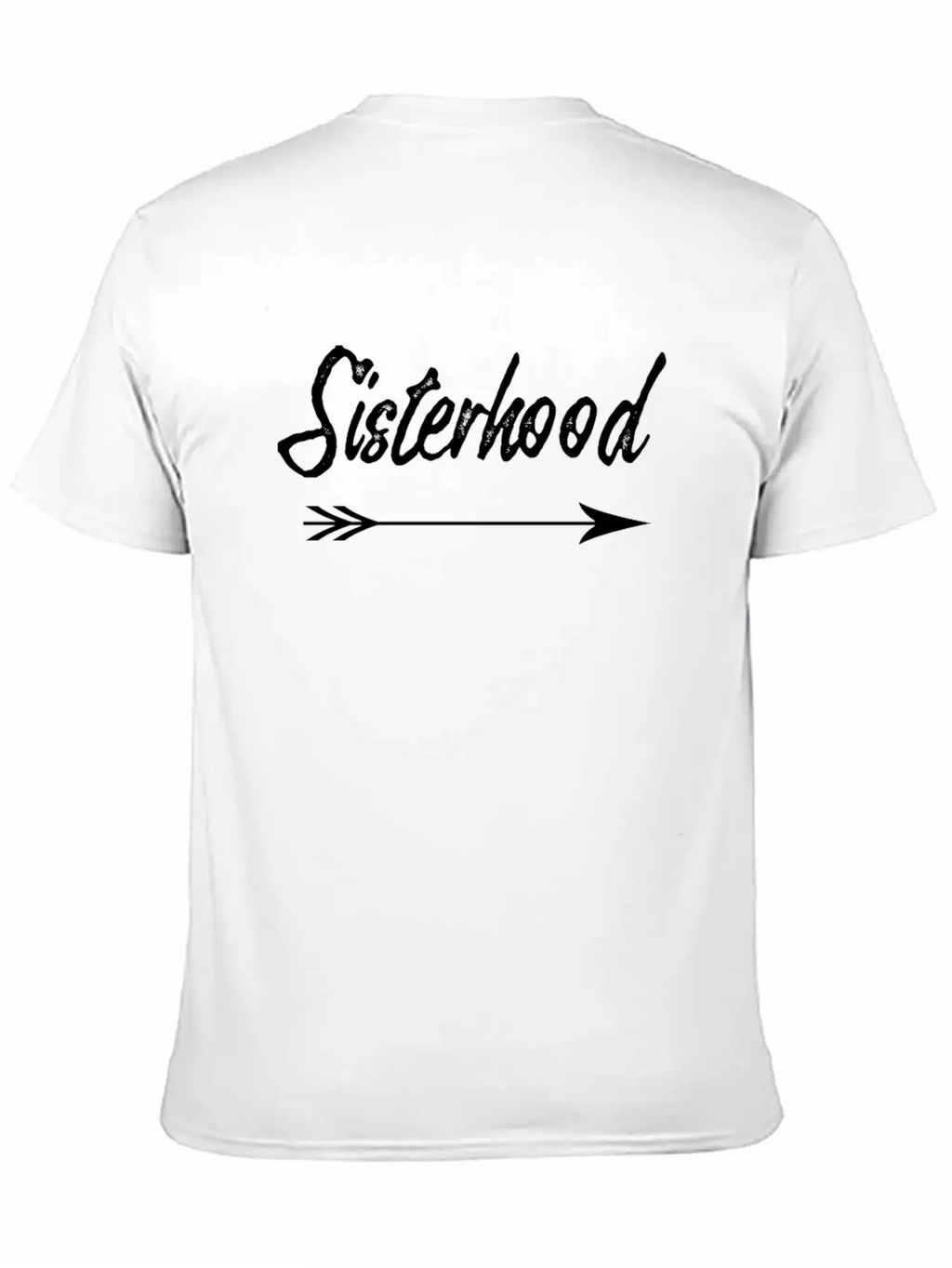 Sisterhood Distressd Arrow Classic Fit Graphic Tee For Daily Comfort – Unisex Cotton Shirt
