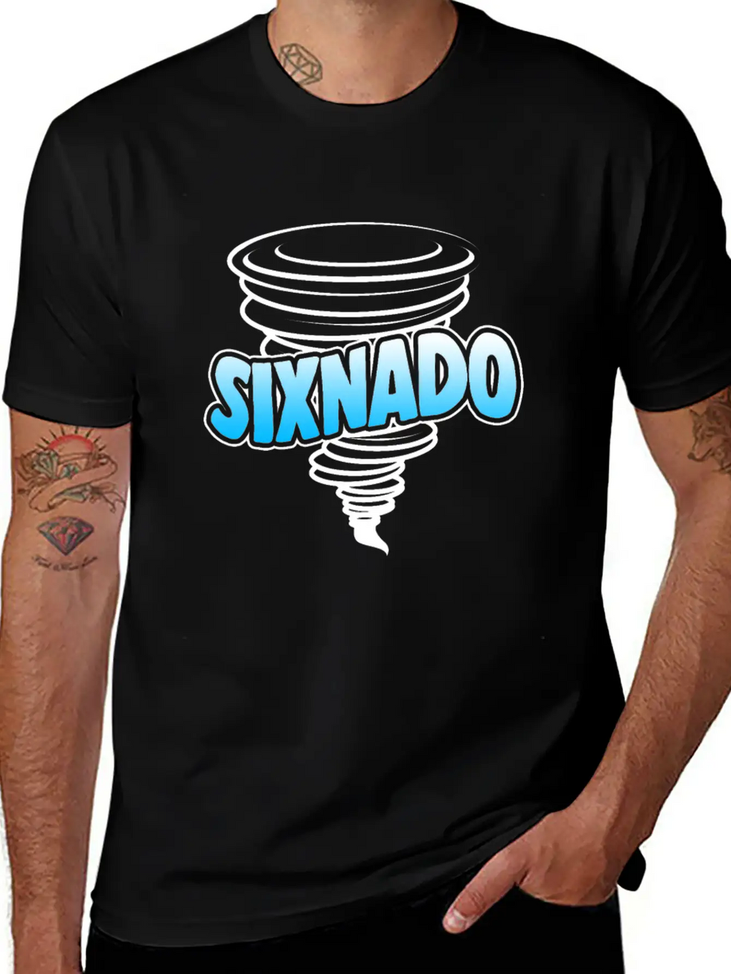 Sixnado 6th Birthday Tornado Unisex Casual T-Shirt – Clean Design For Daily Comfort