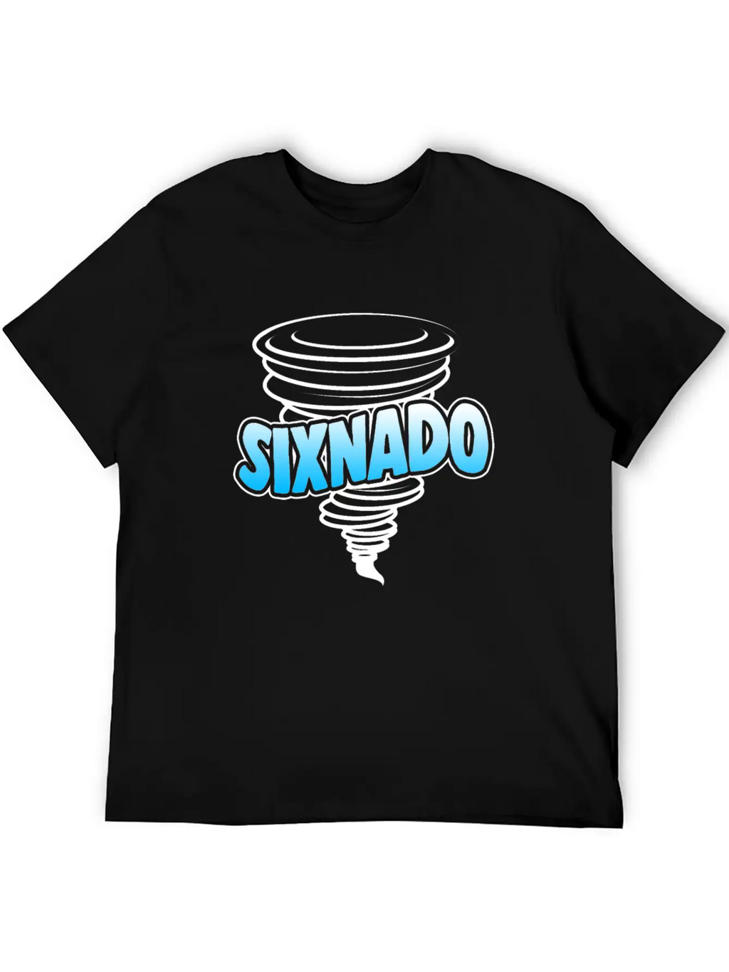 Sixnado 6th Birthday Tornado Unisex Casual T-Shirt – Clean Design For Daily Comfort