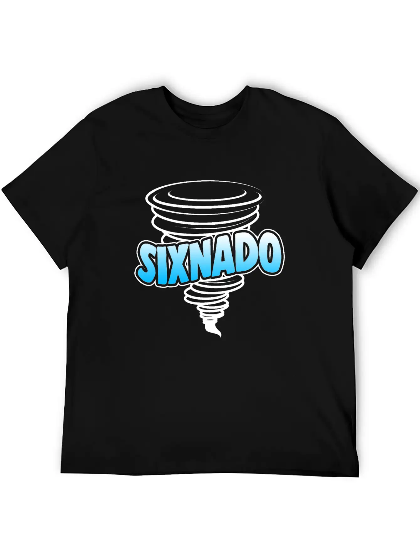 Sixnado 6th Birthday Tornado Unisex Casual T-Shirt – Clean Design For Daily Comfort