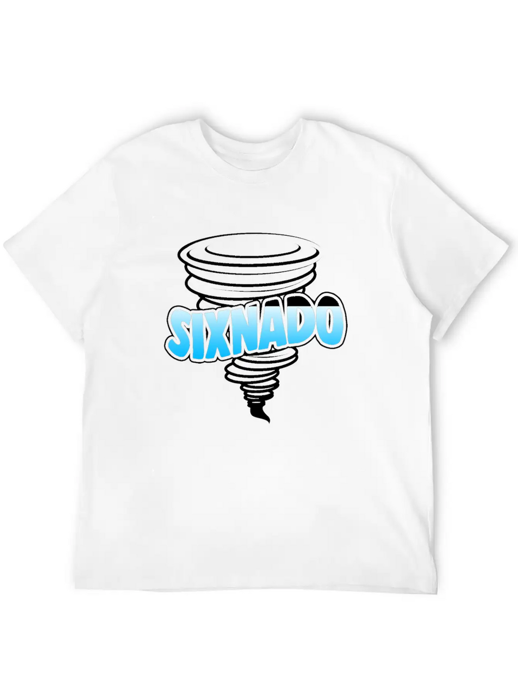 Sixnado 6th Birthday Tornado Unisex Casual T-Shirt – Clean Design For Daily Comfort