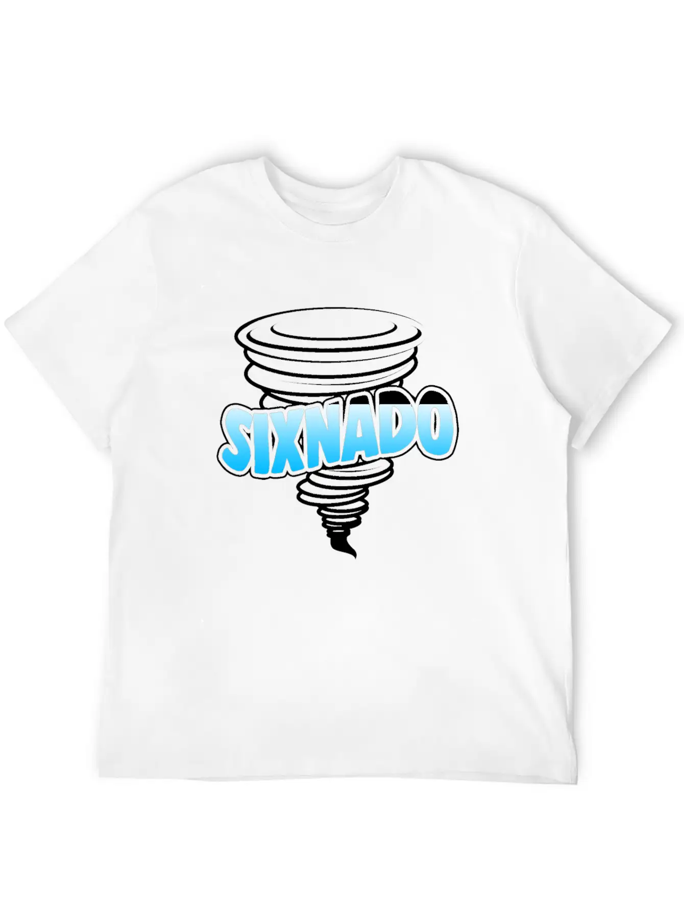 Sixnado 6th Birthday Tornado Unisex Casual T-Shirt – Clean Design For Daily Comfort