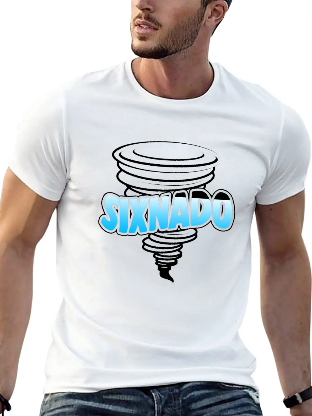 Sixnado 6th Birthday Tornado Unisex Casual T-Shirt – Clean Design For Daily Comfort