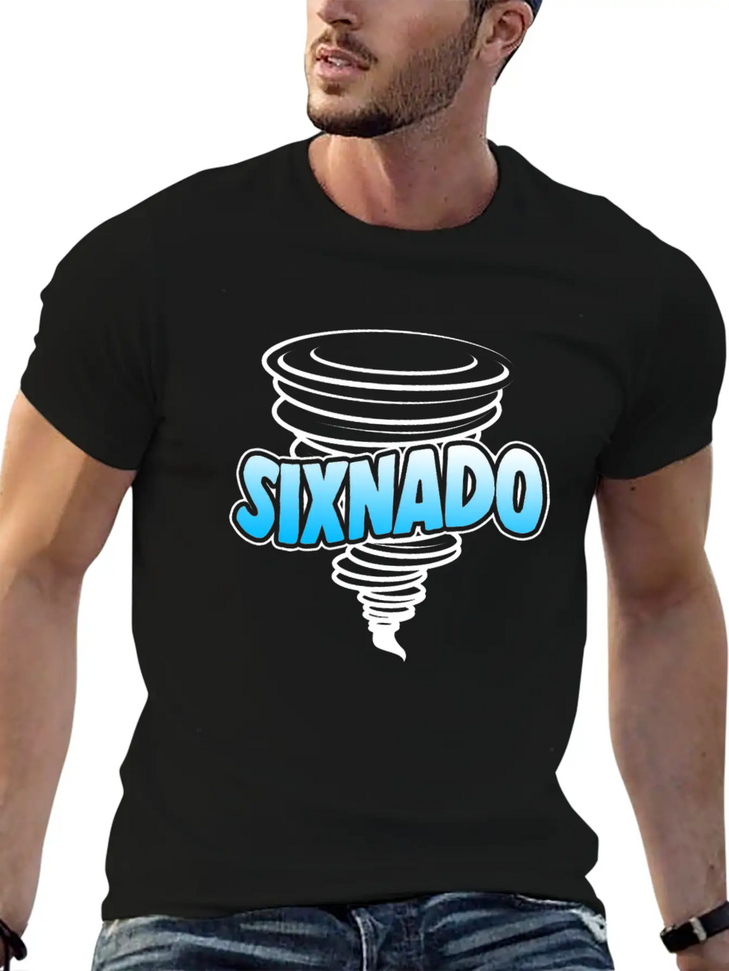 Sixnado 6th Birthday Tornado Unisex Casual T-Shirt – Clean Design For Daily Comfort