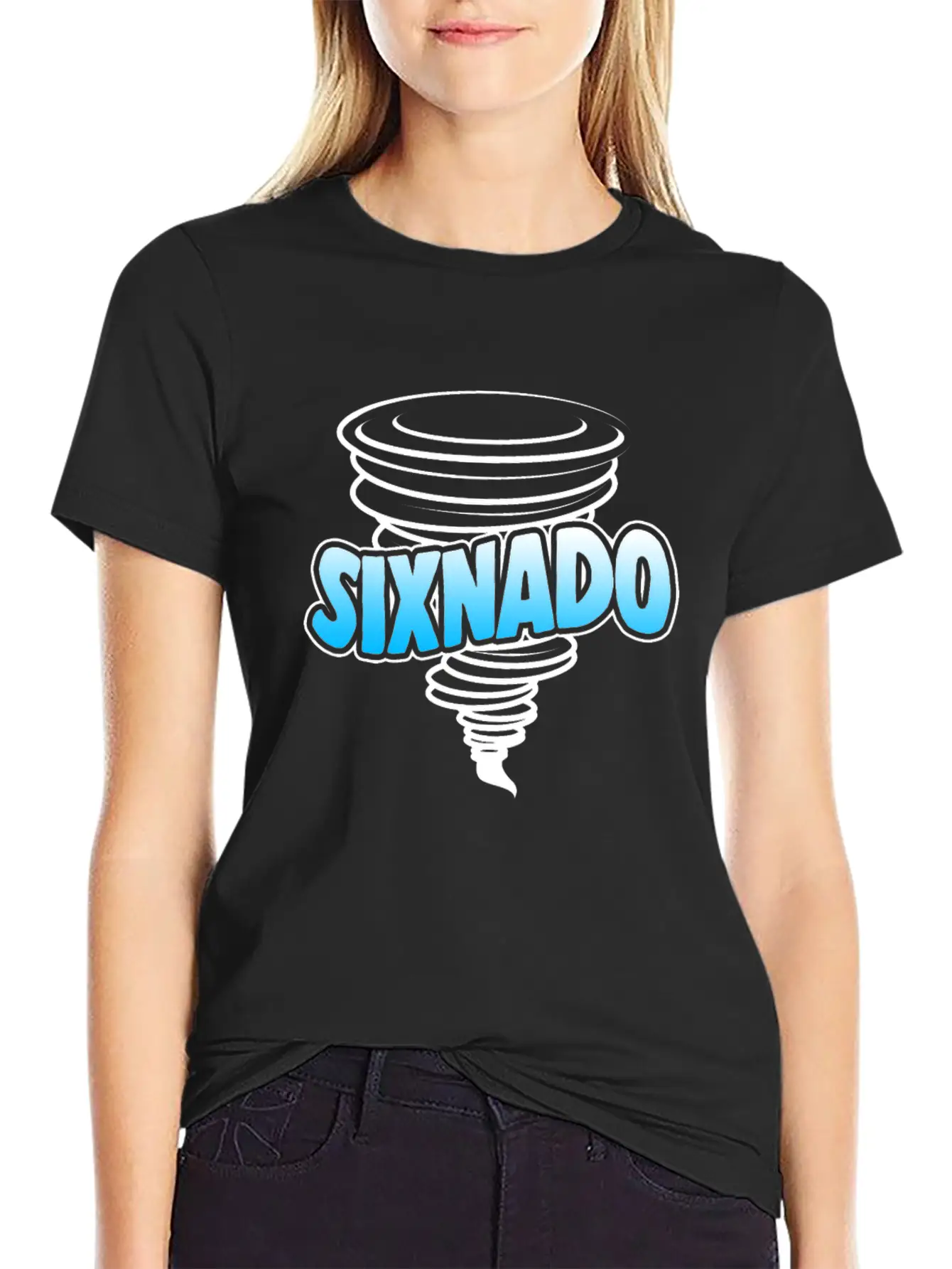 Sixnado 6th Birthday Tornado Unisex Casual T-Shirt – Clean Design For Daily Comfort