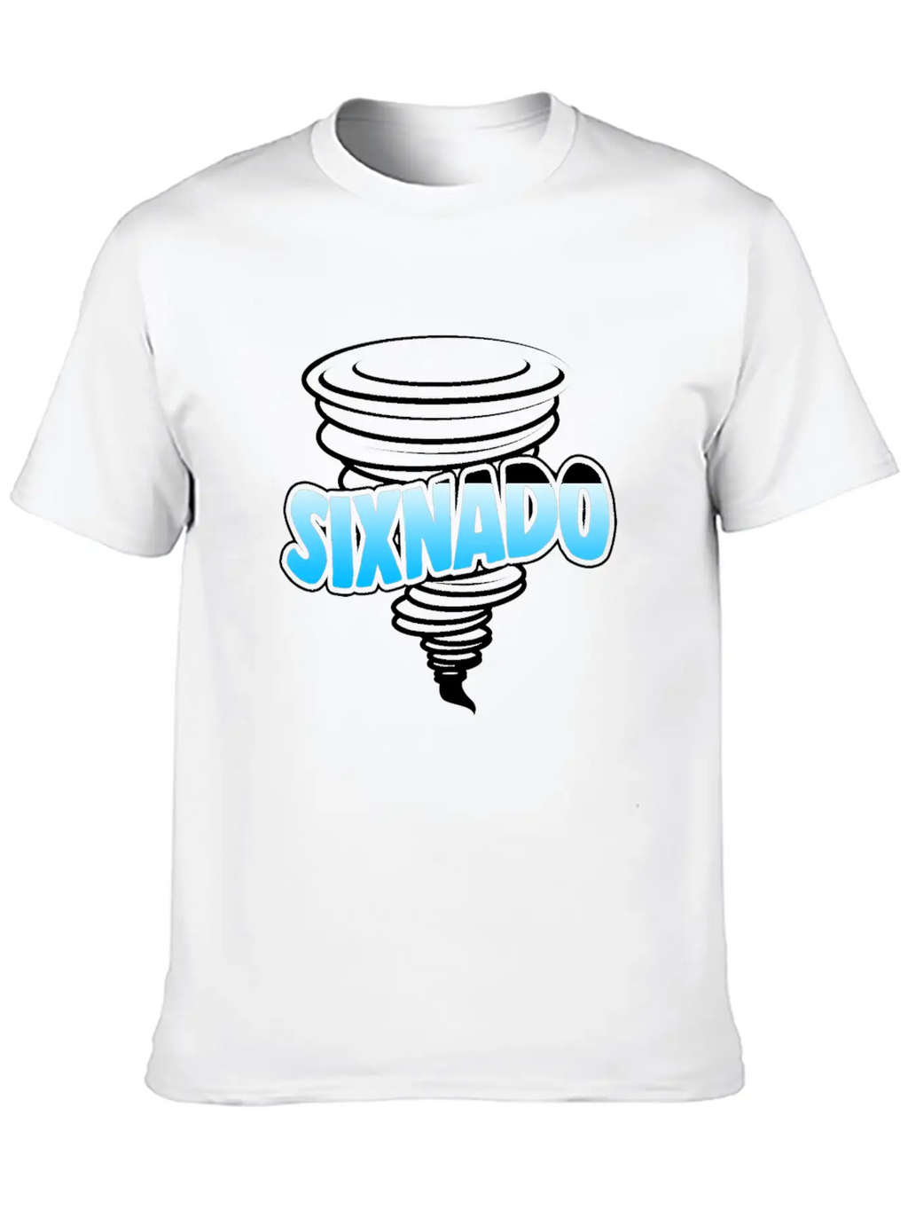 Sixnado 6th Birthday Tornado Unisex Casual T-Shirt – Clean Design For Daily Comfort