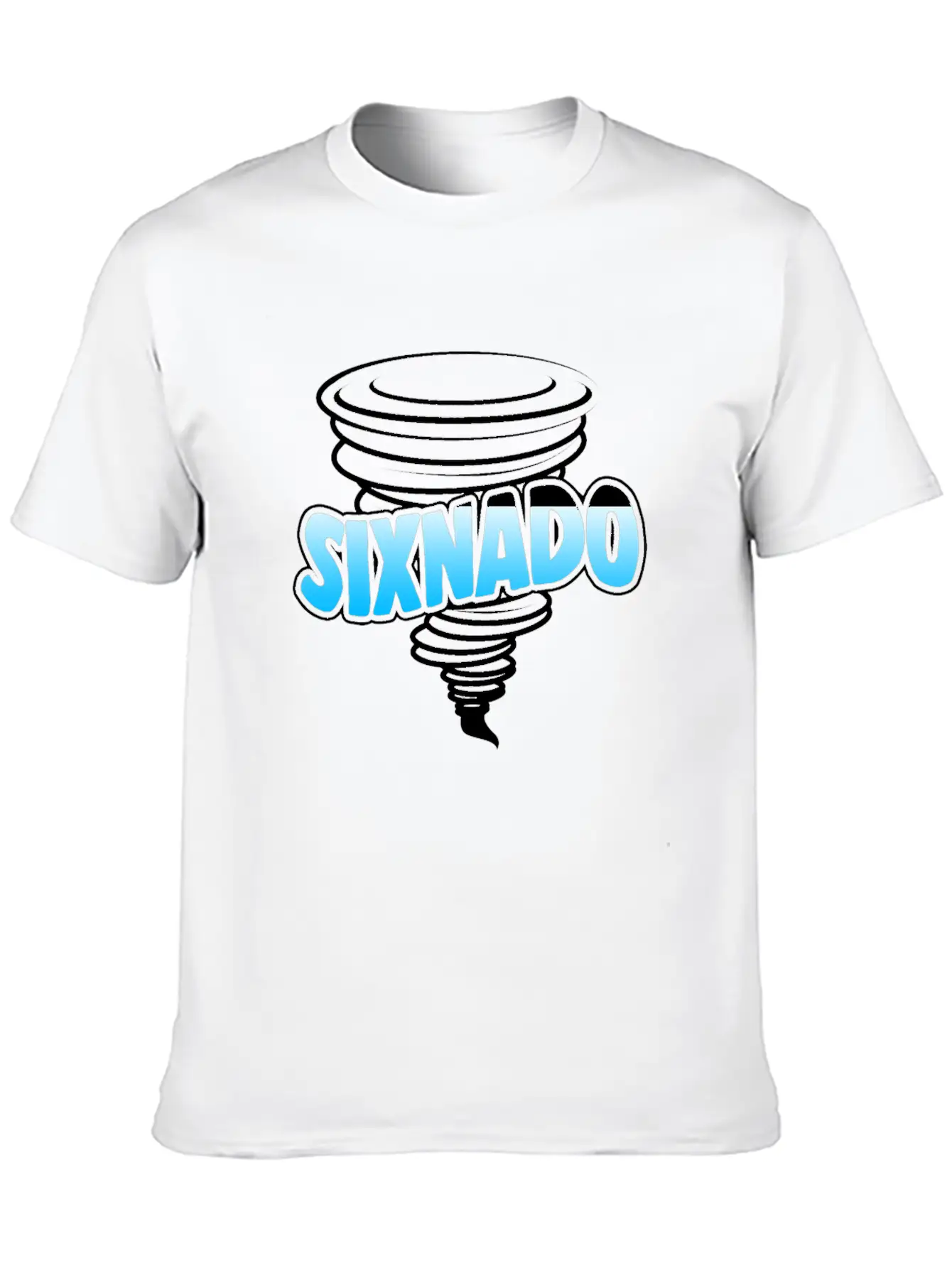 Sixnado 6th Birthday Tornado Unisex Casual T-Shirt – Clean Design For Daily Comfort