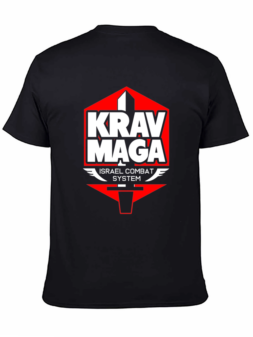 Krav Maga Israel Combat System Black T-Shirt