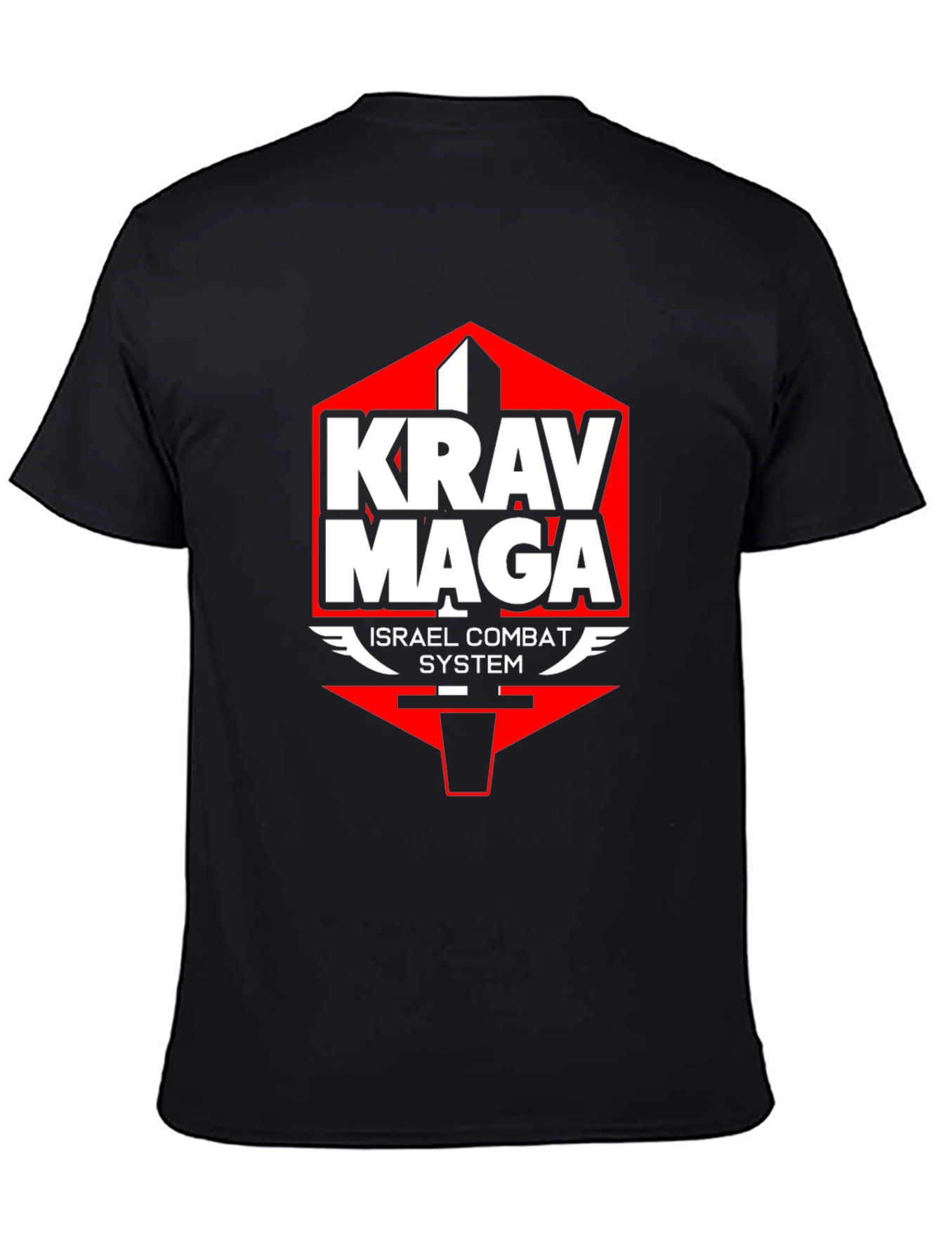 Krav Maga Israel Combat System Black T-Shirt