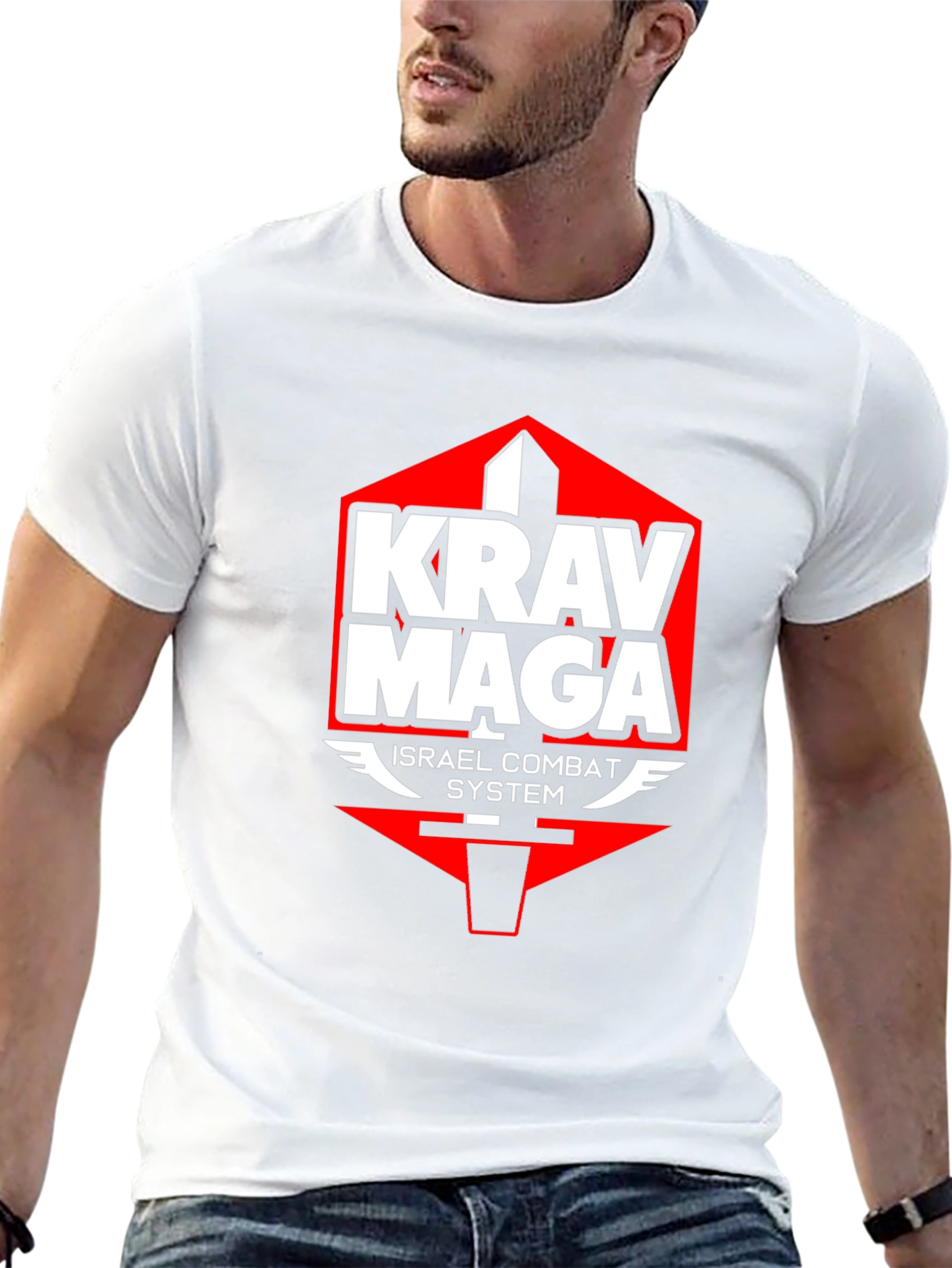 Krav Maga Israel Combat System Black T-Shirt