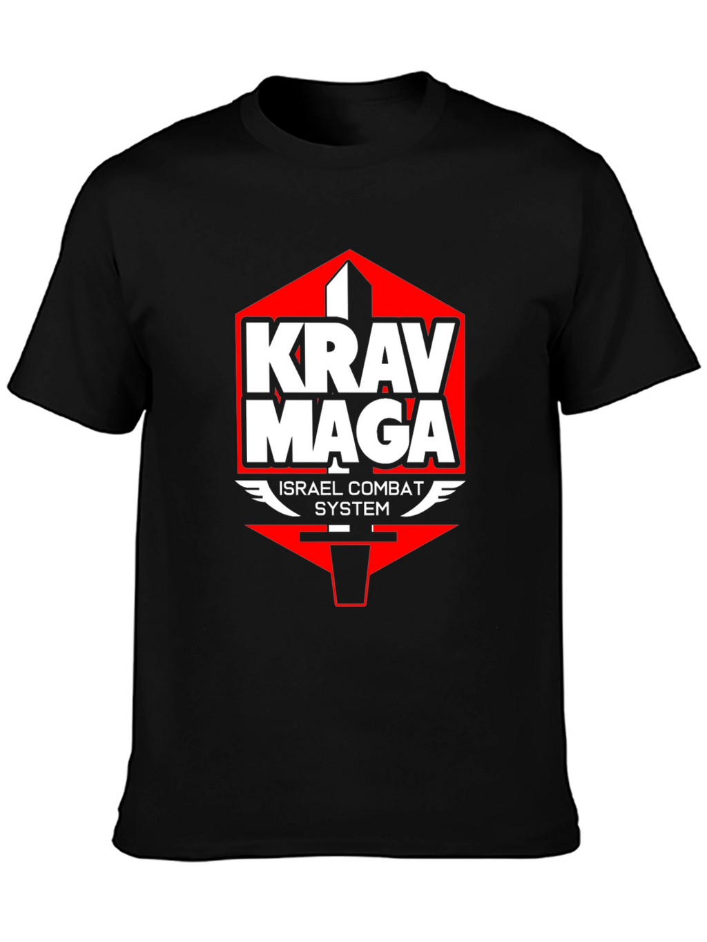 Krav Maga Israel Combat System Black T-Shirt