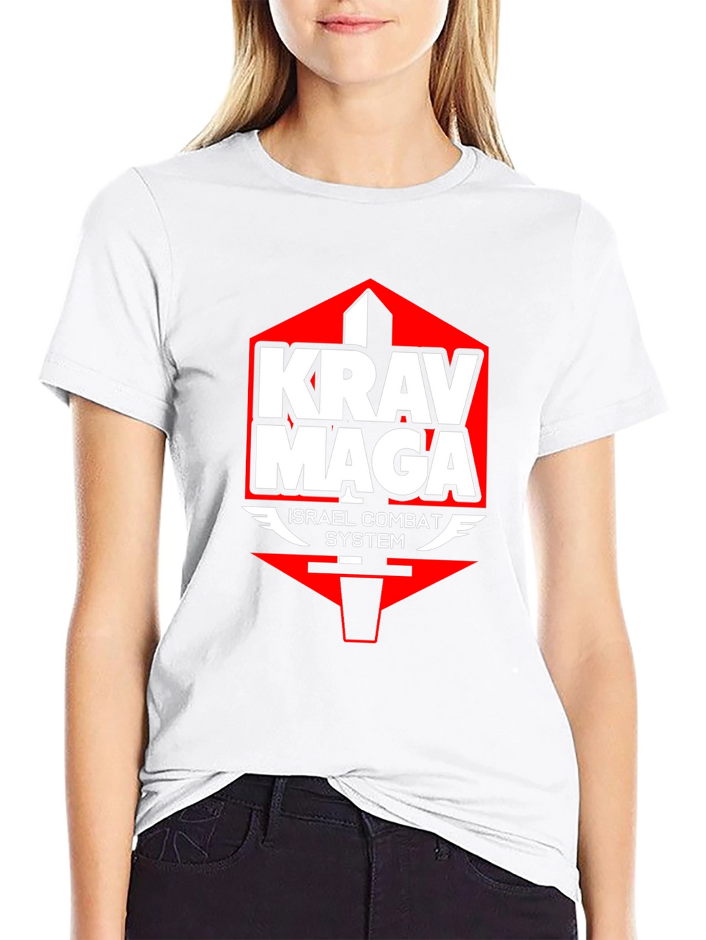 Krav Maga Israel Combat System Black T-Shirt