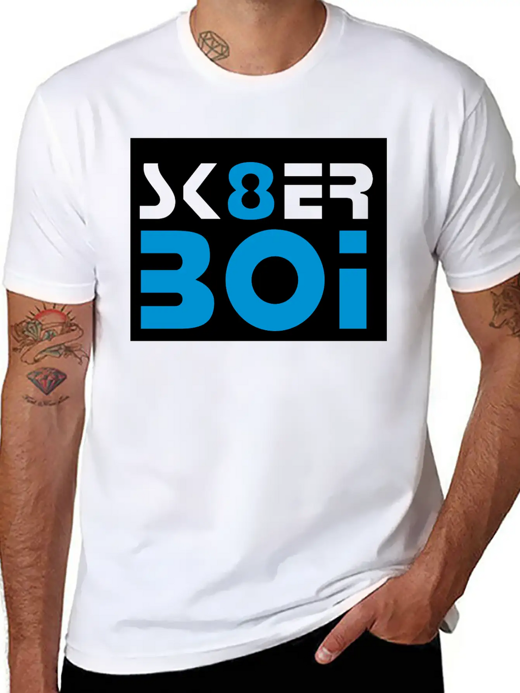 Sk8erboi Unisex Casual T-Shirt – Clean Design For Daily Comfort