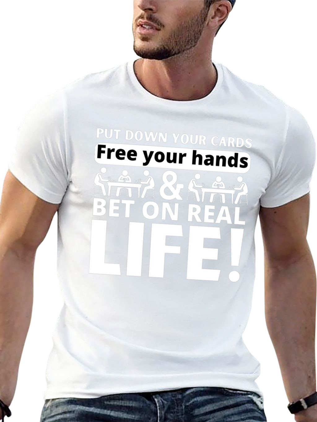Bet on Real Life Graphic Tee