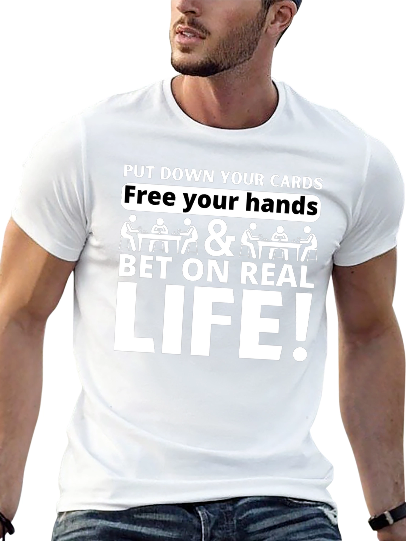 Bet on Real Life Graphic Tee