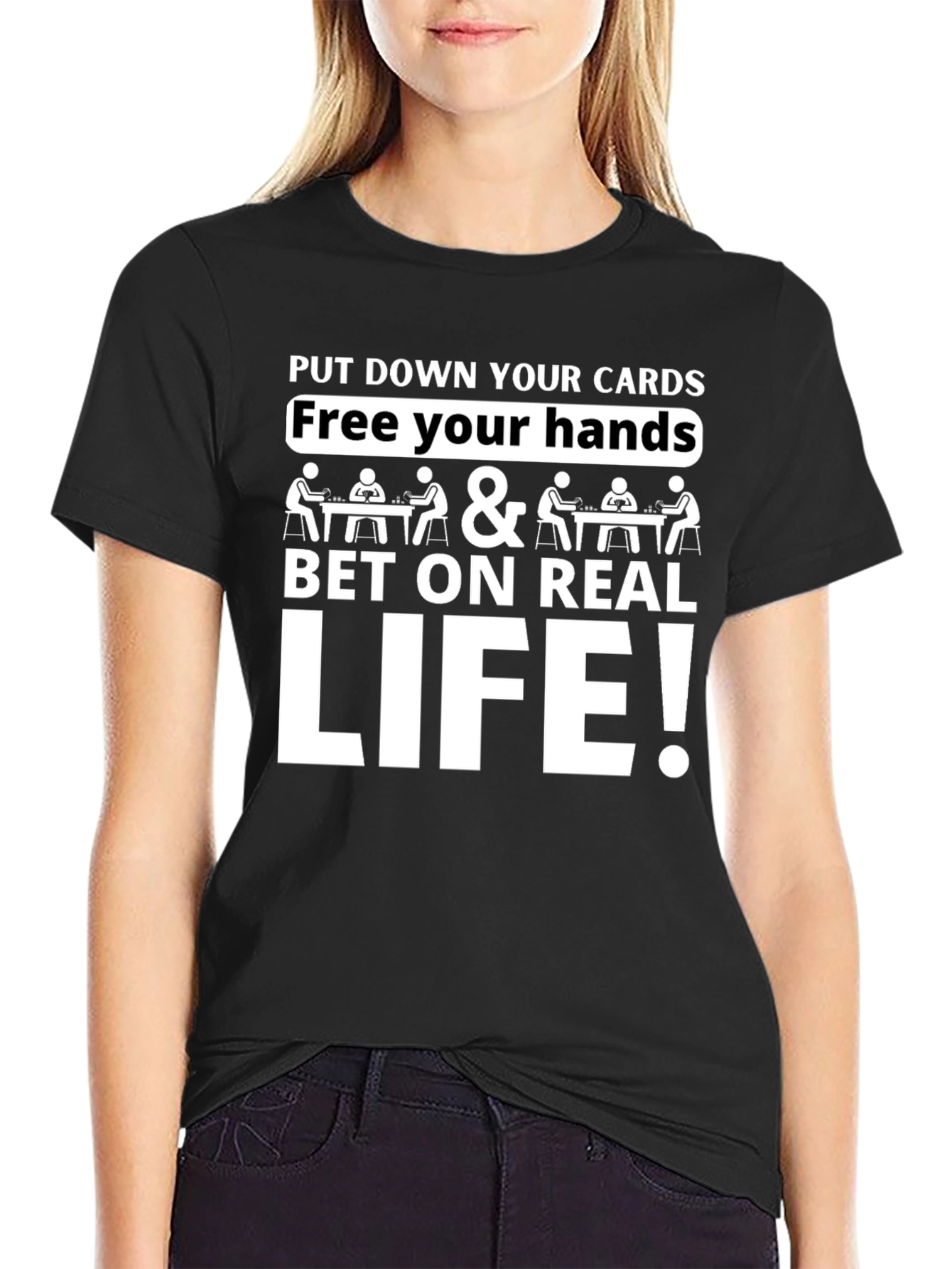 Bet on Real Life Graphic Tee