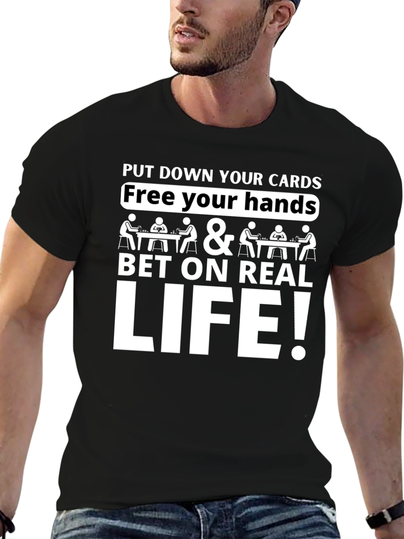Bet on Real Life Graphic Tee