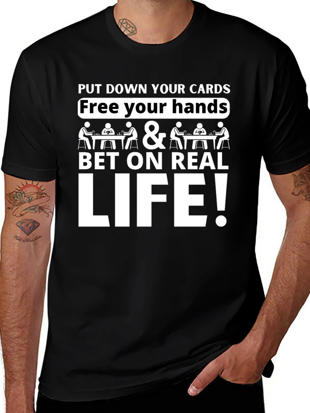 Bet on Real Life Graphic Tee