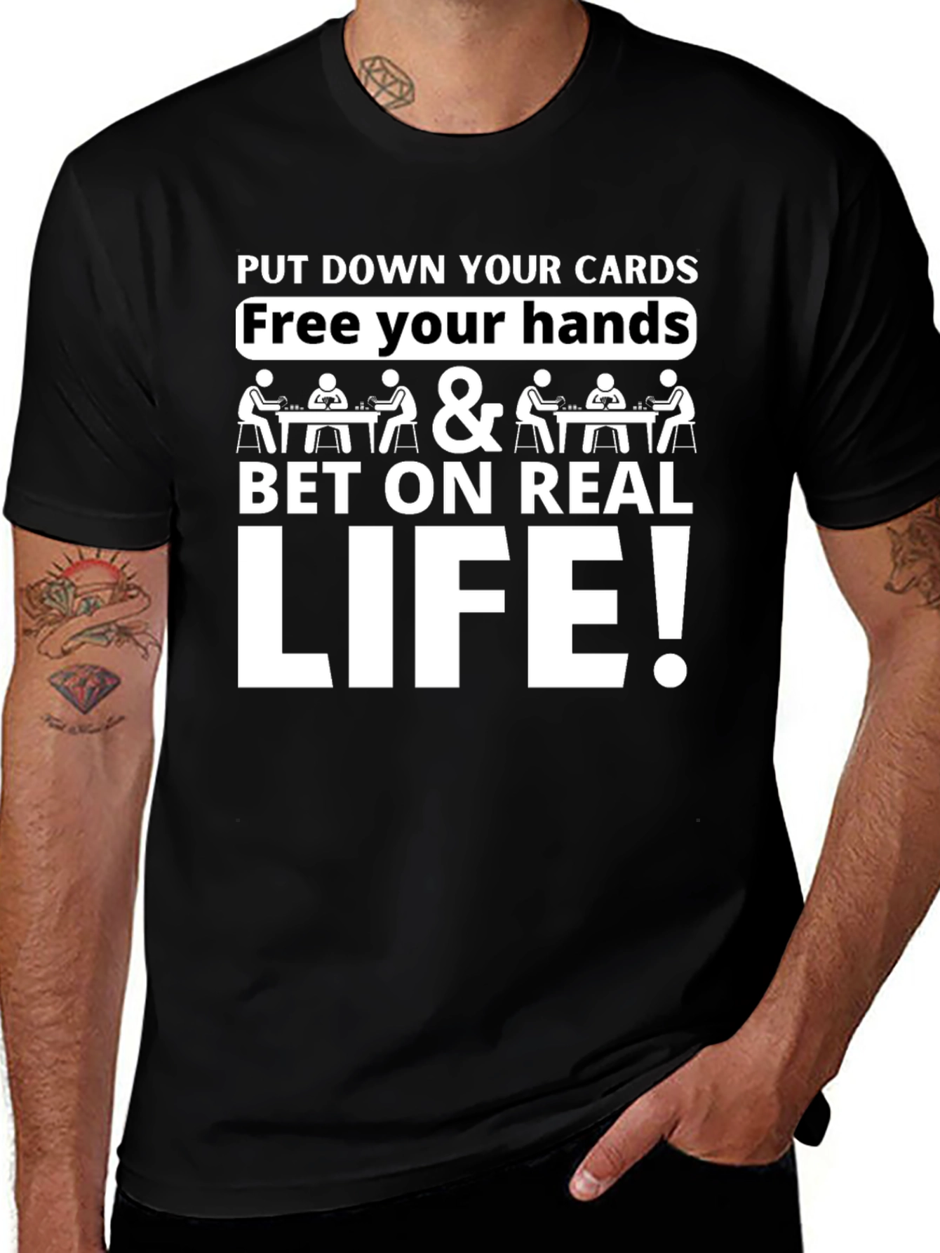 Bet on Real Life Graphic Tee