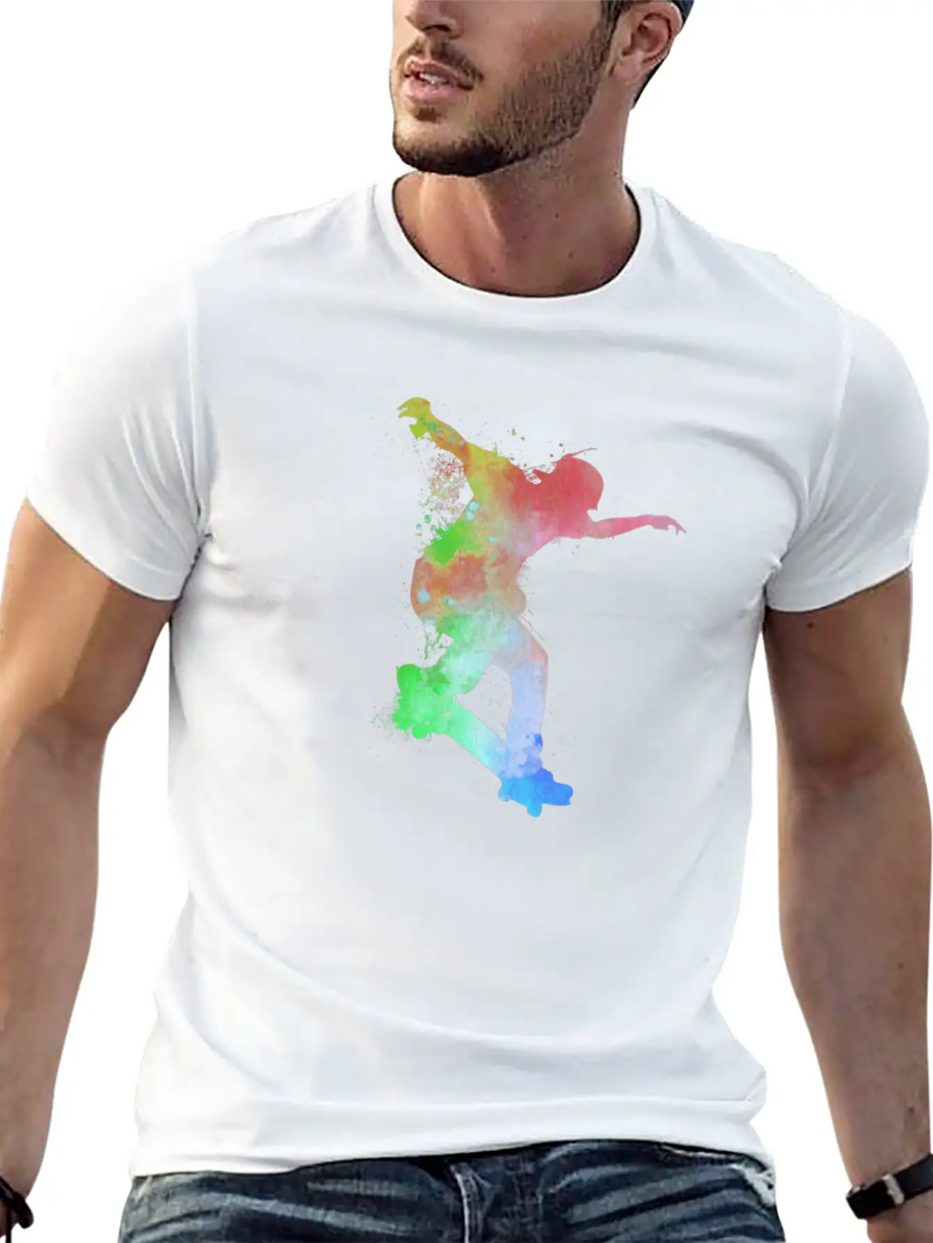 Skateboard Skateboarder Skateboarding Skater Unisex Casual T-Shirt – Clean Design For Daily Comfort