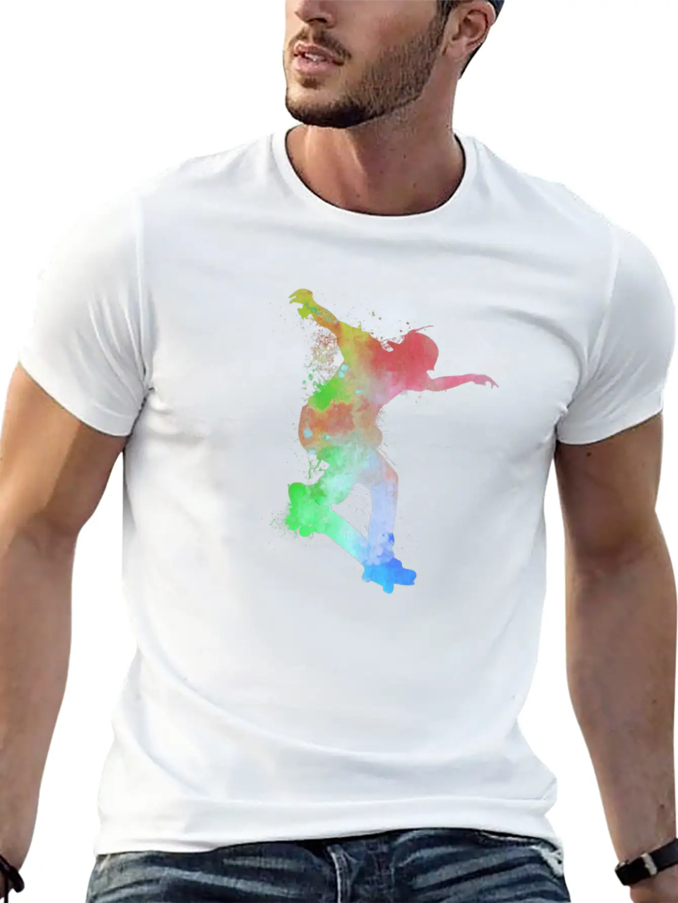 Skateboard Skateboarder Skateboarding Skater Unisex Casual T-Shirt – Clean Design For Daily Comfort
