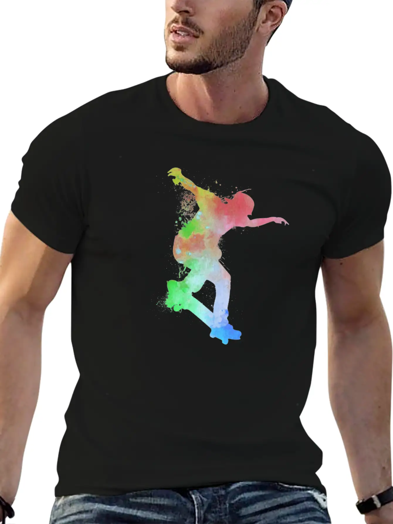 Skateboard Skateboarder Skateboarding Skater Unisex Casual T-Shirt – Clean Design For Daily Comfort